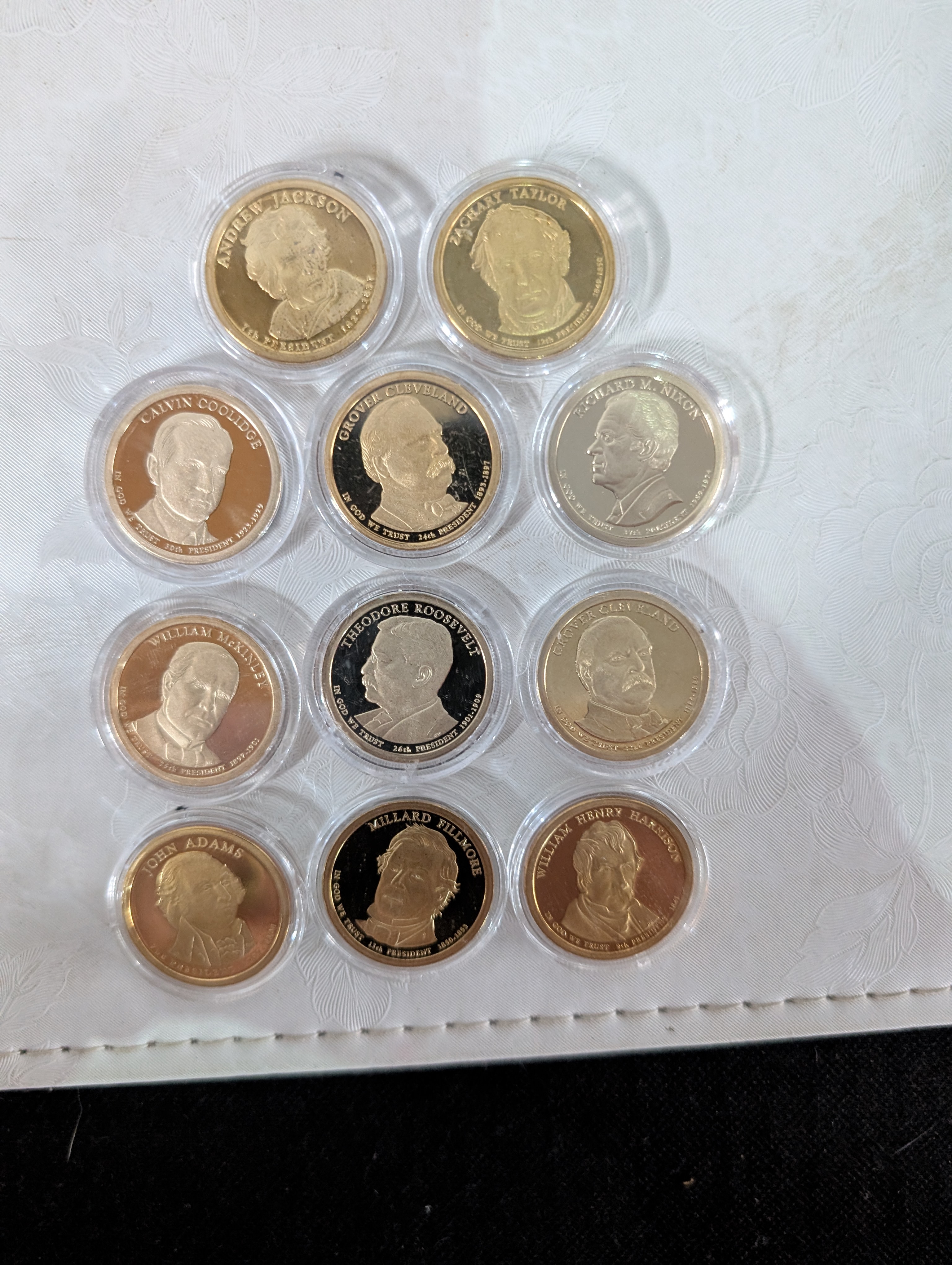 World Reserve Monetary Exchange U.S Presidential Dollar Collection, 39 Coins