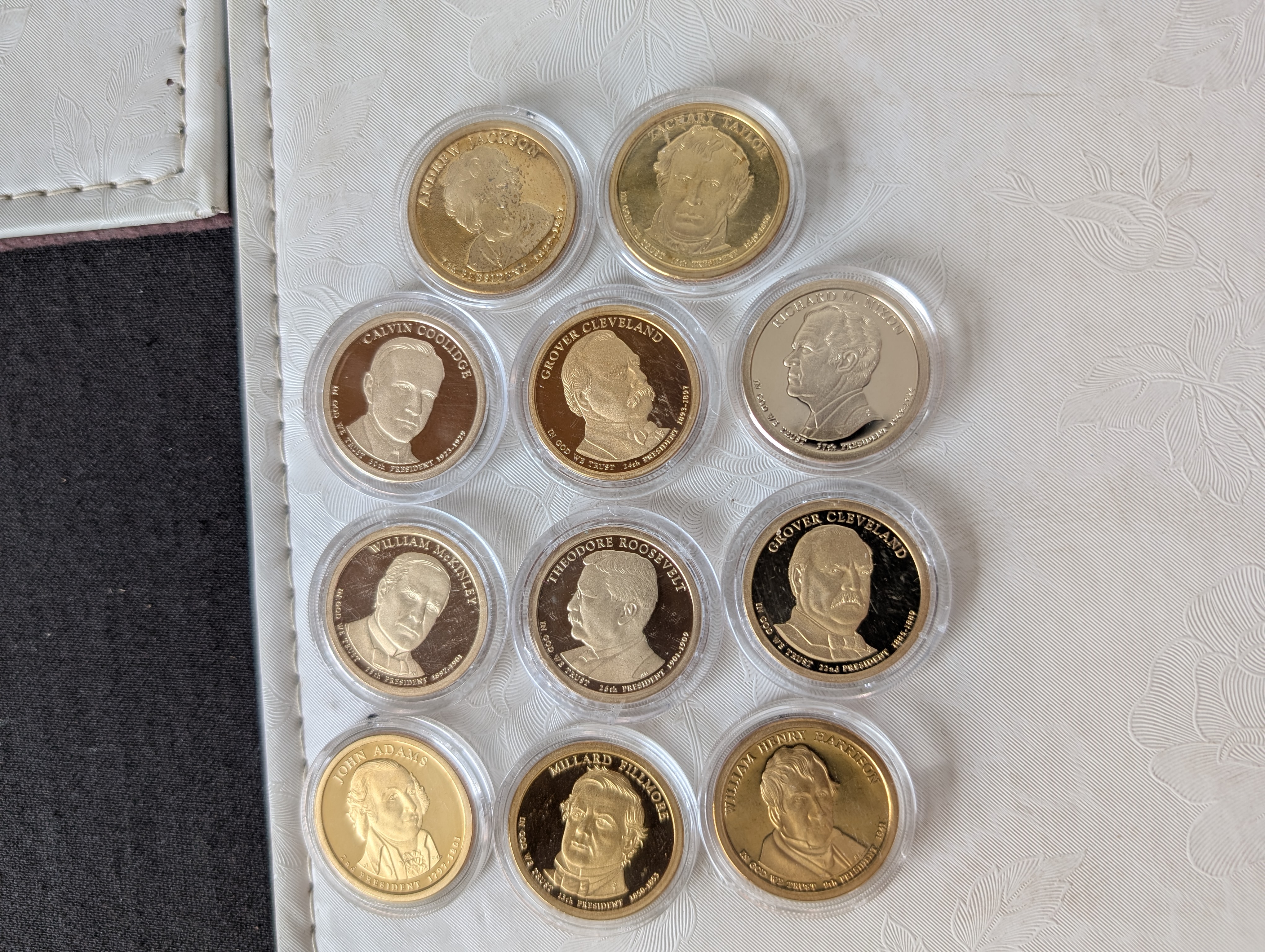 World Reserve Monetary Exchange U.S Presidential Dollar Collection, 39 Coins