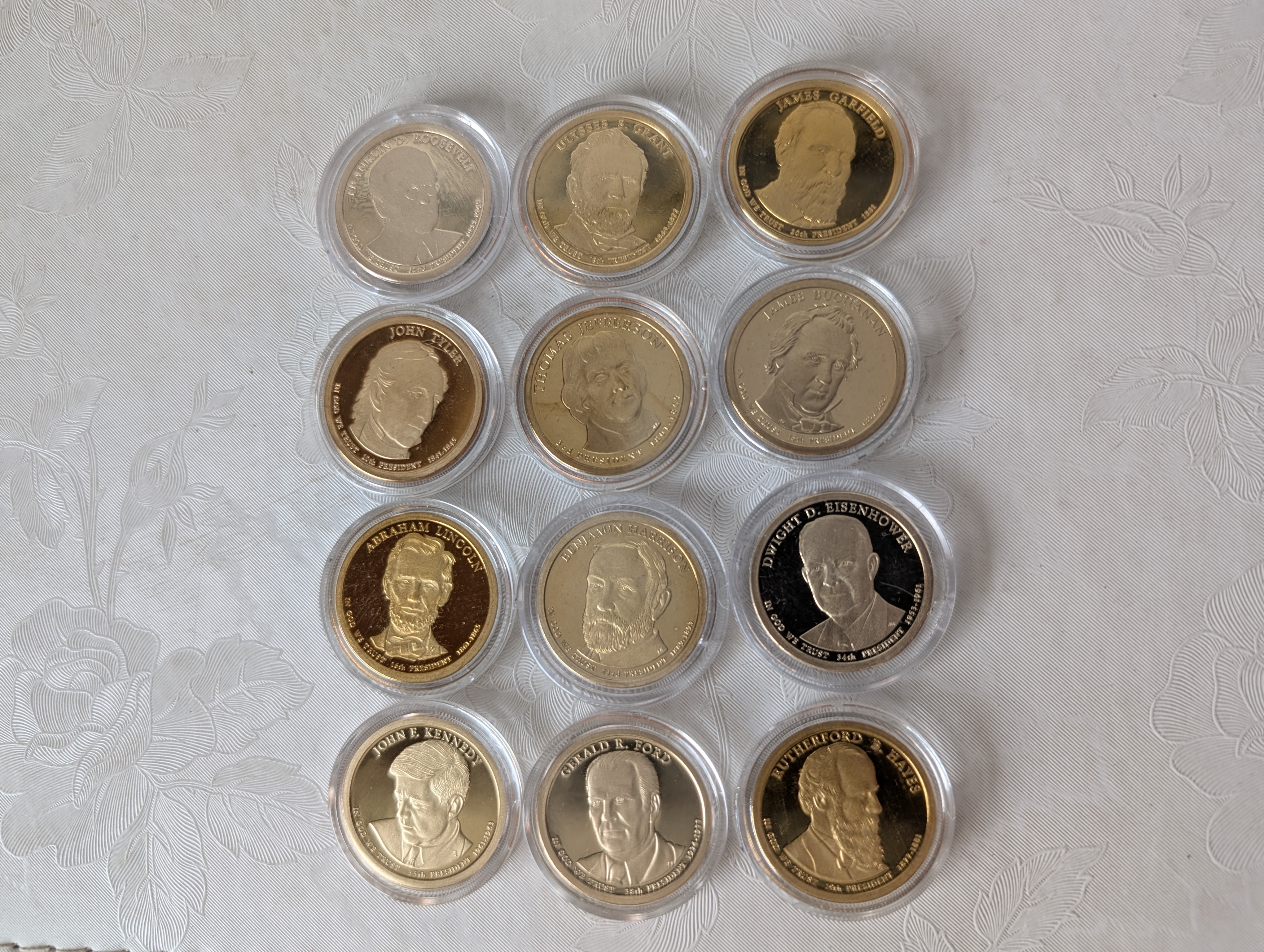 World Reserve Monetary Exchange U.S Presidential Dollar Collection, 39 Coins