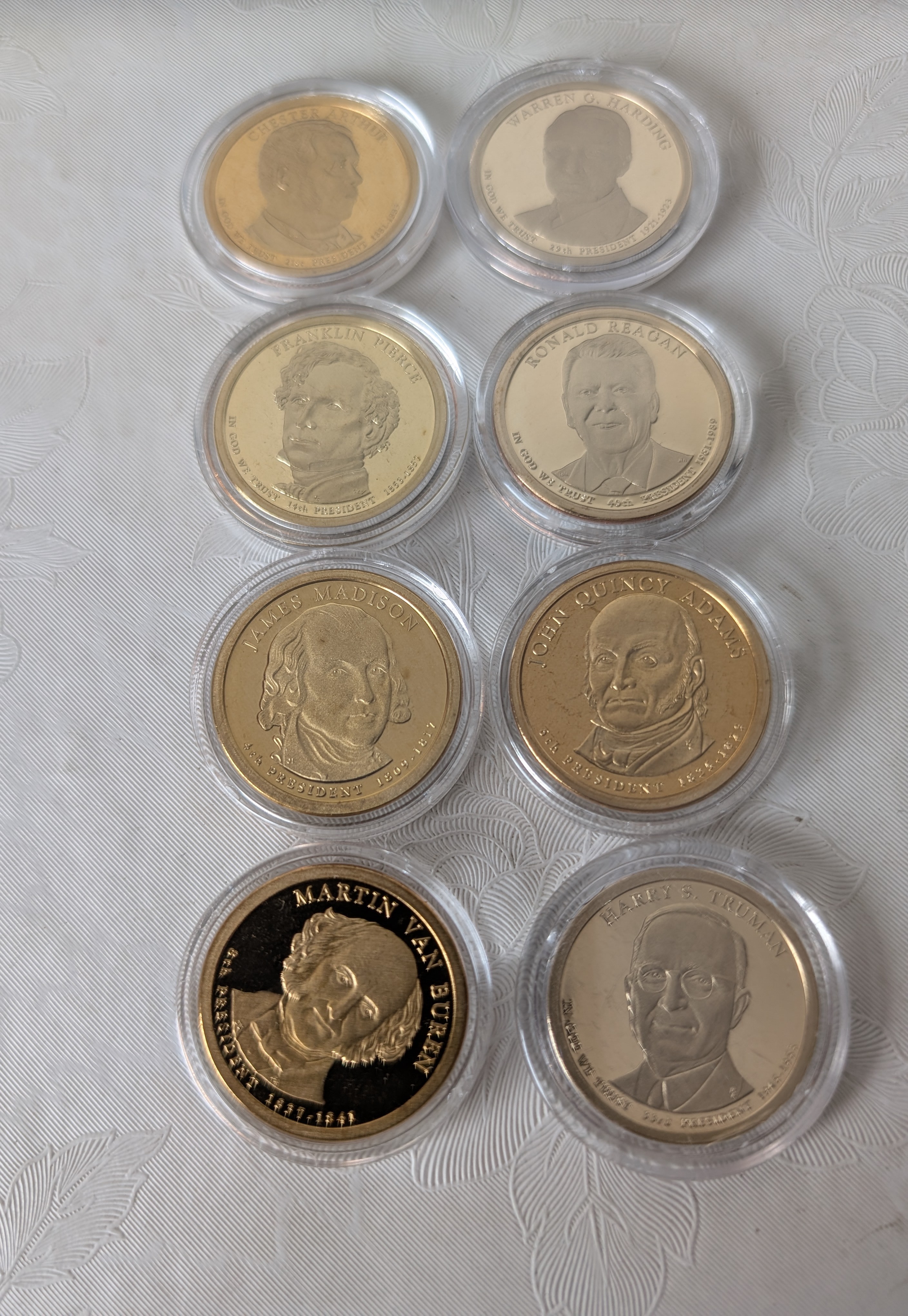World Reserve Monetary Exchange U.S Presidential Dollar Collection, 39 Coins