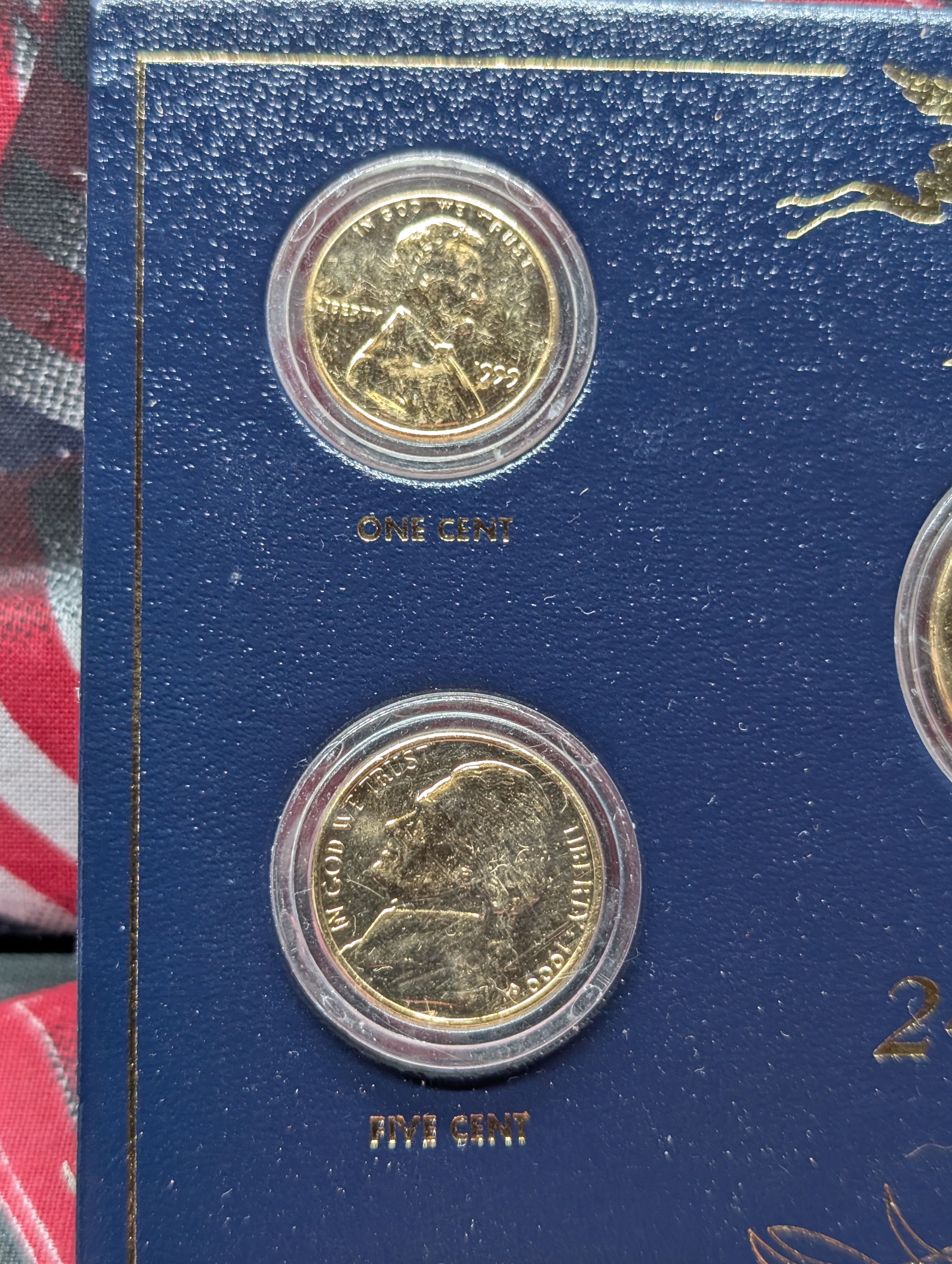 1999 24kt Gold Plated Year Set, 5 Coin Collection