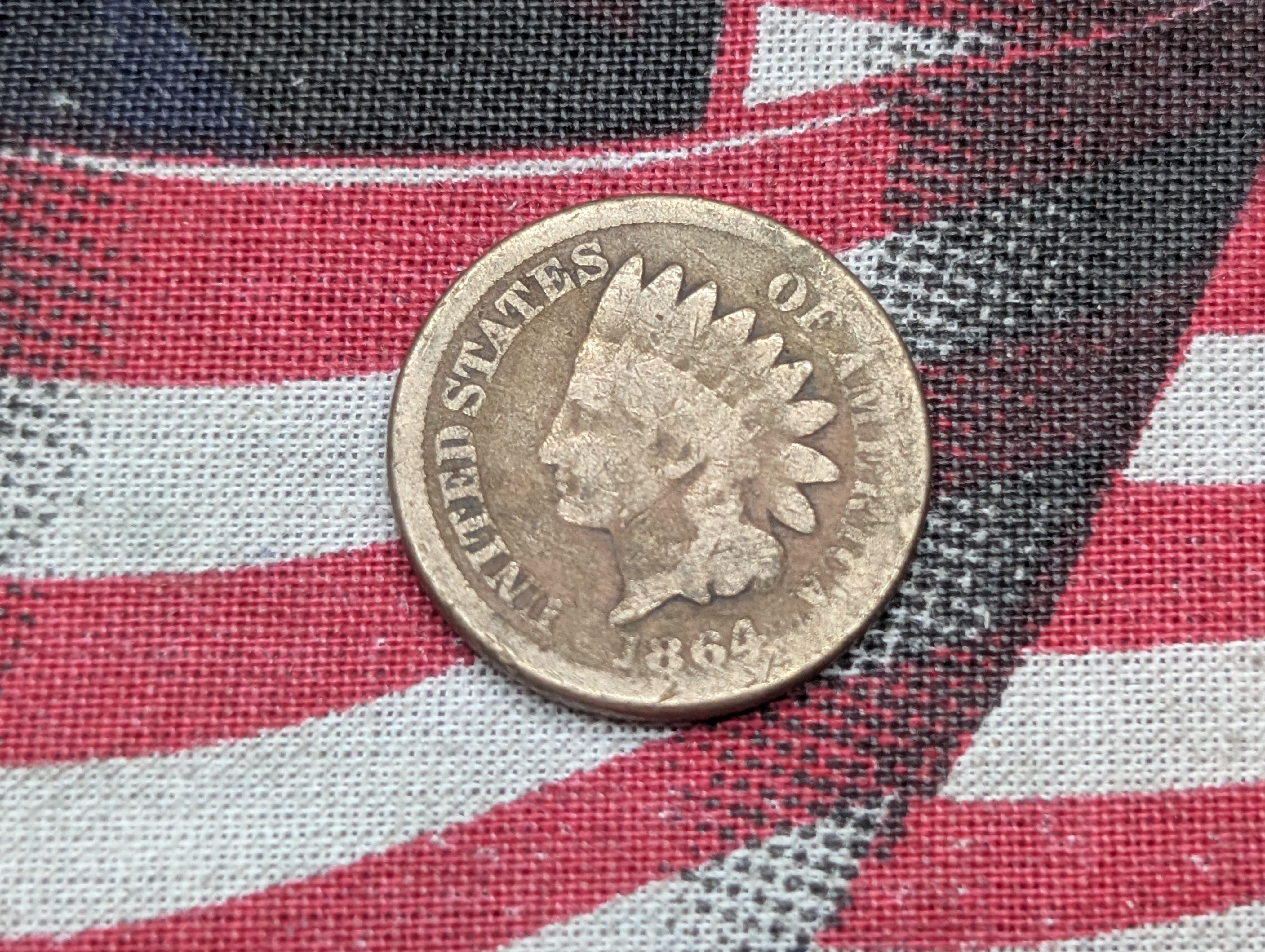 1864 Copper-Nickel Indian Head Cent