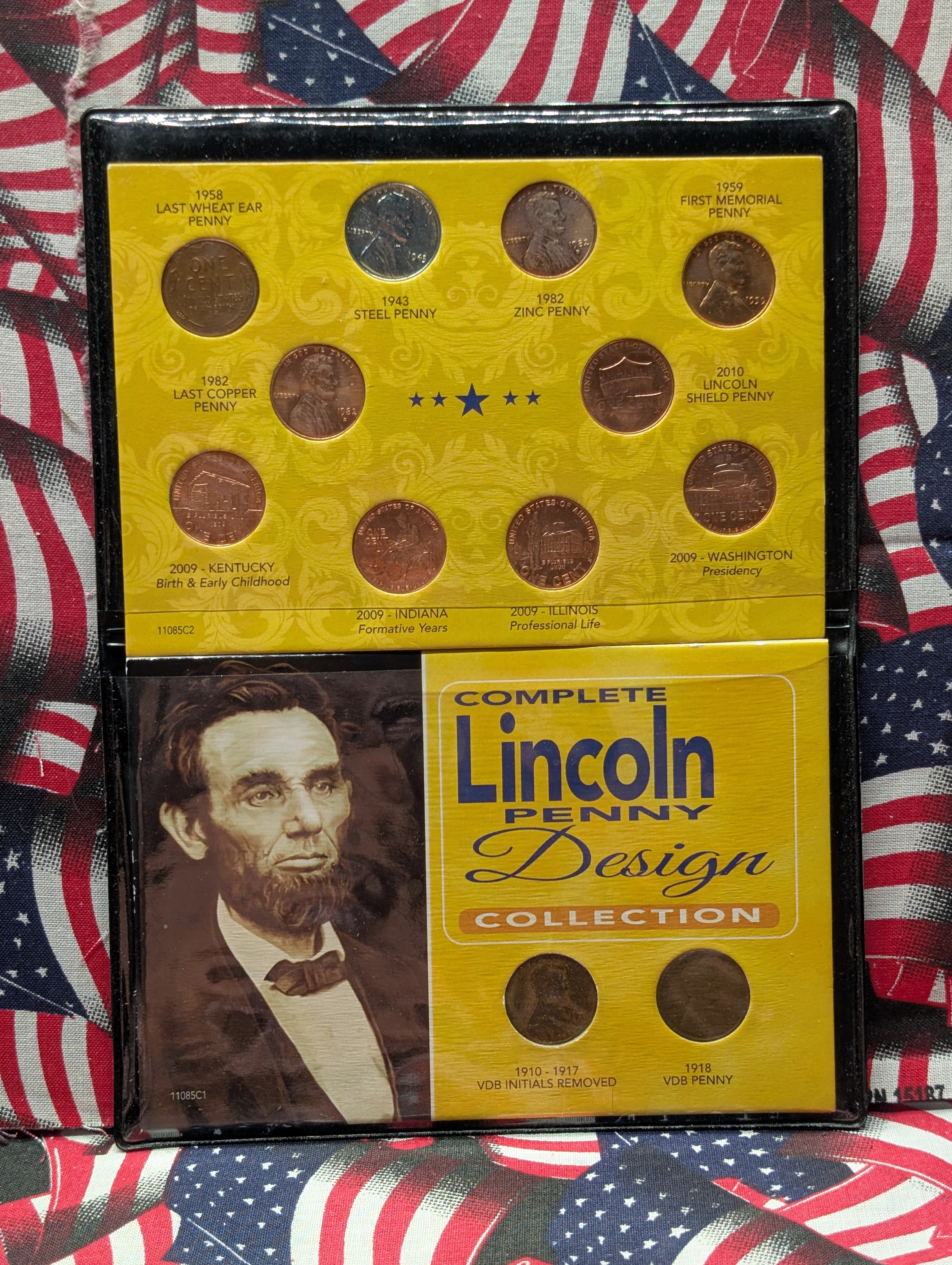 The Complete Lincoln Penny Design Collection, 12 Coins