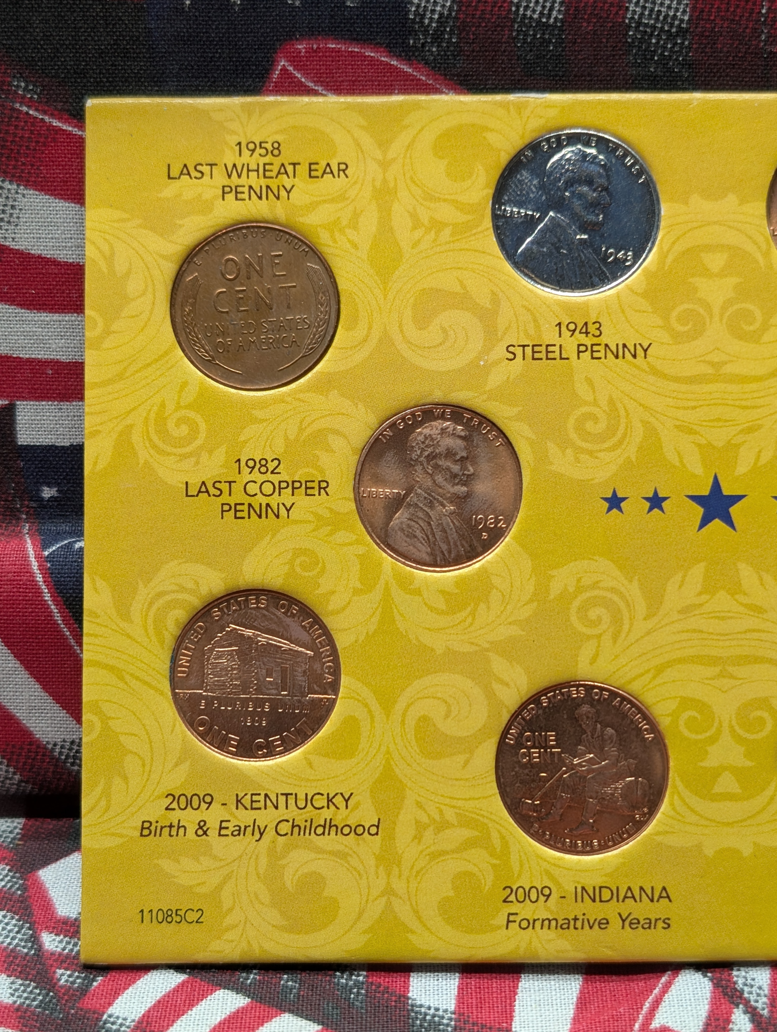 The Complete Lincoln Penny Design Collection, 12 Coins