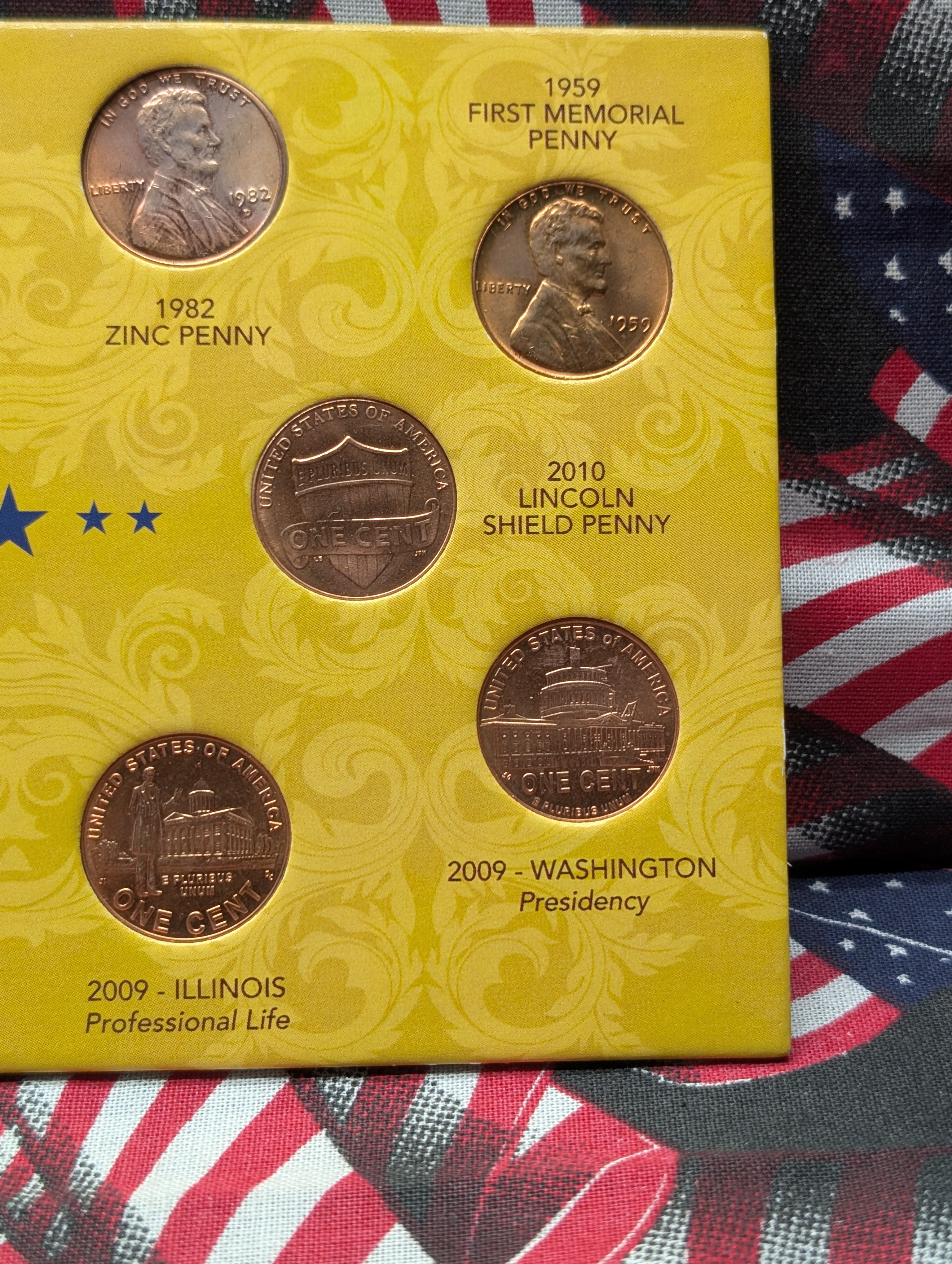 The Complete Lincoln Penny Design Collection, 12 Coins