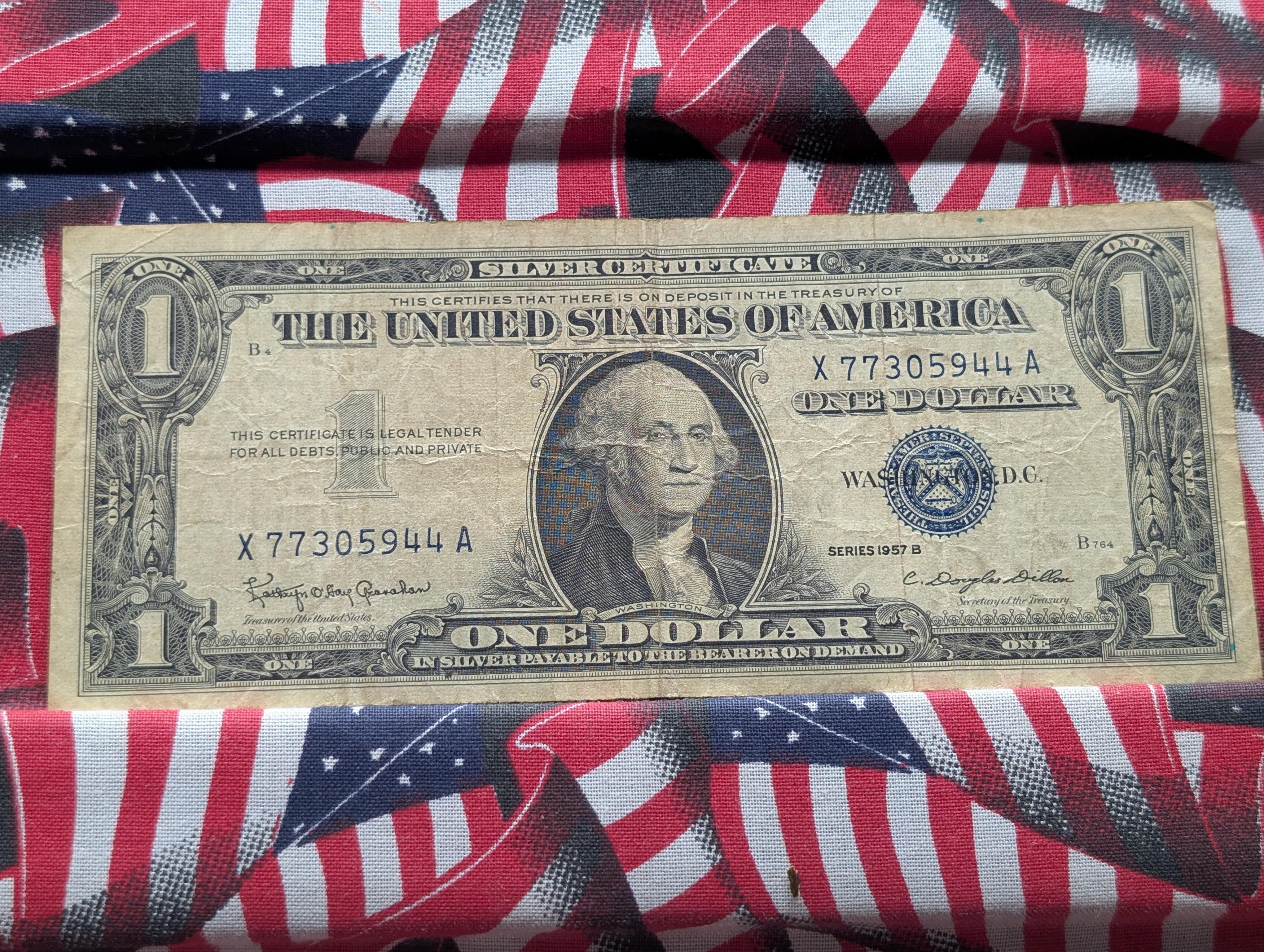 1957 B Series $1 Silver Certificate - Circ.