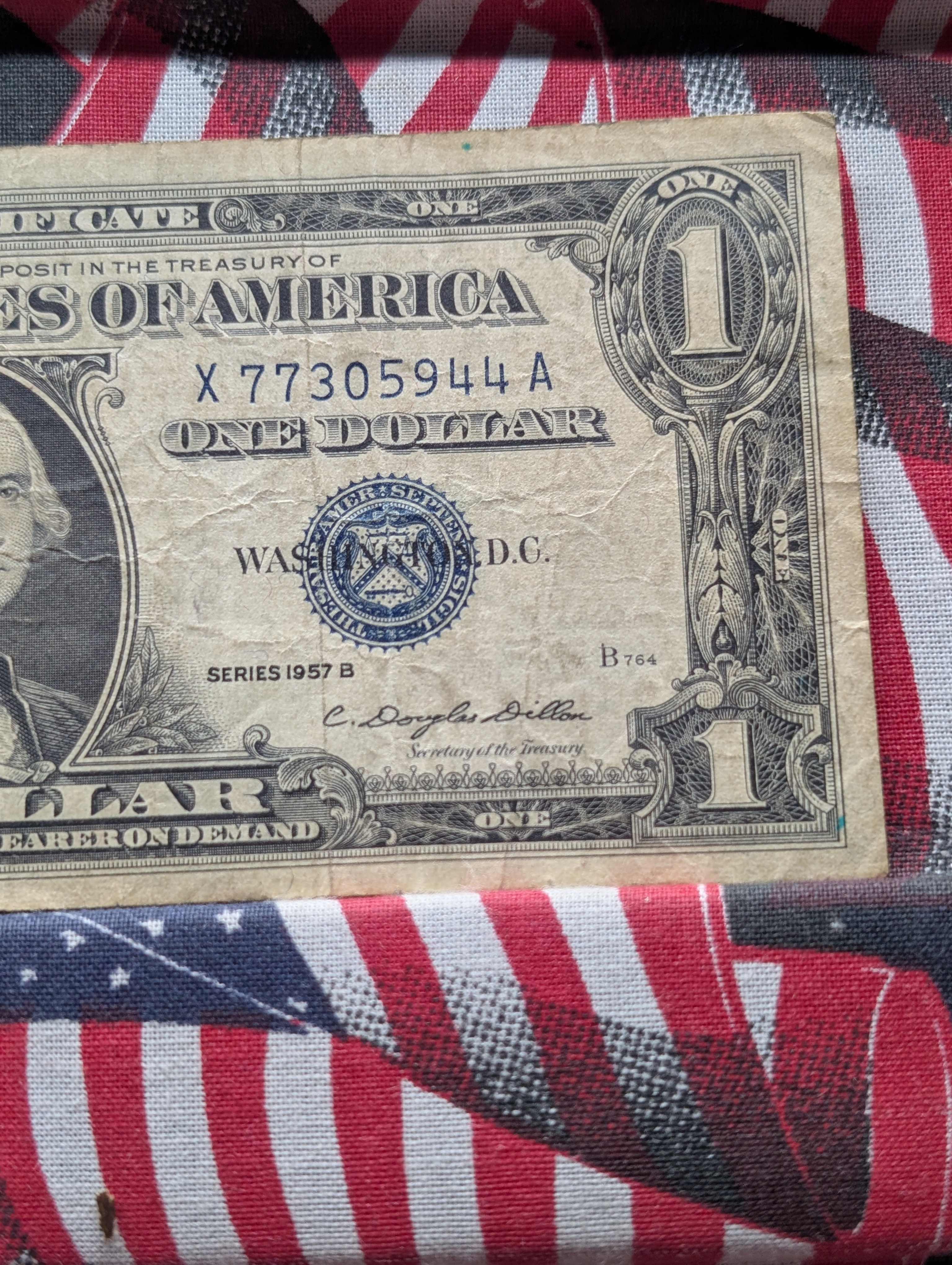 1957 B Series $1 Silver Certificate - Circ.