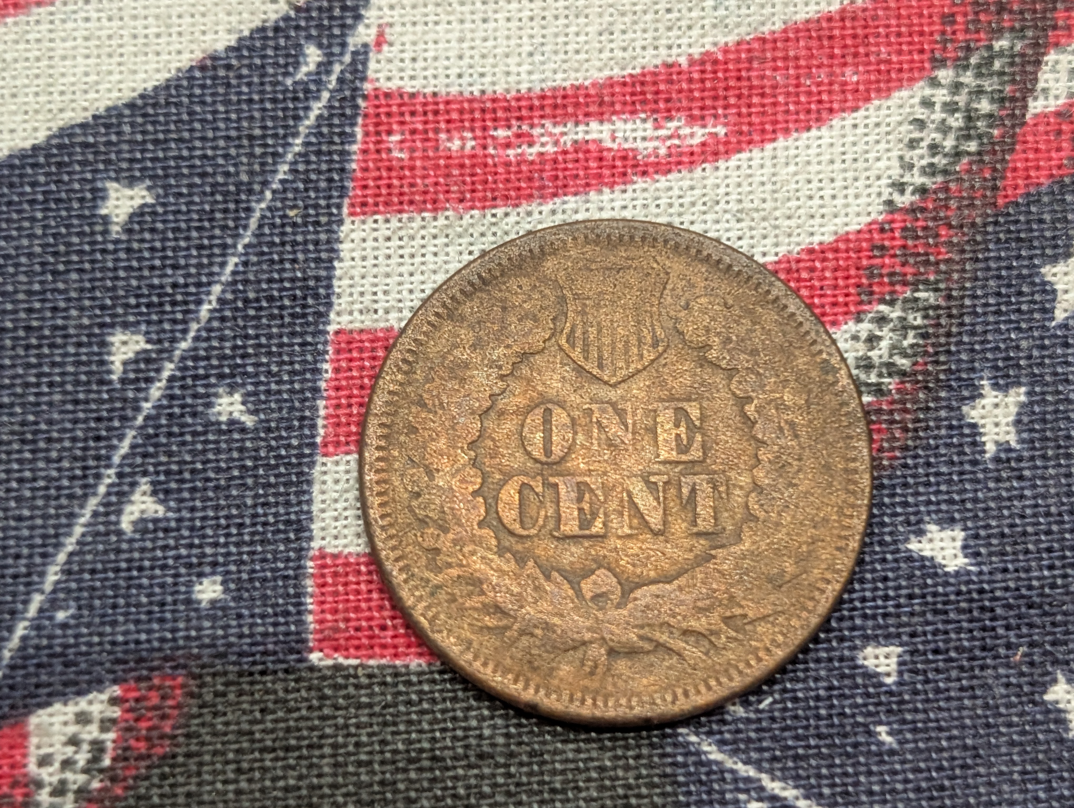 1868 Indian Head Cent - Circ