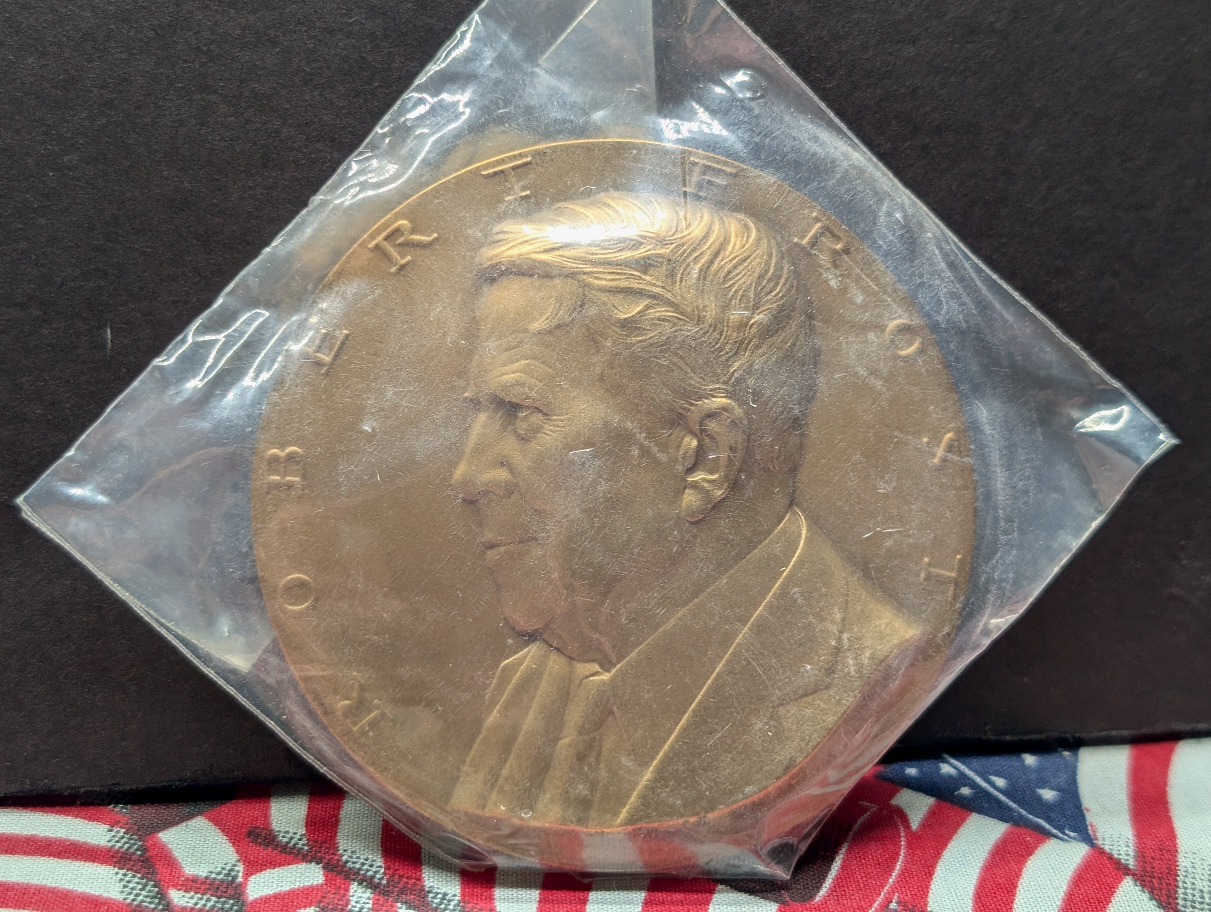 Robert Frost 3 inch Bronze Medallion