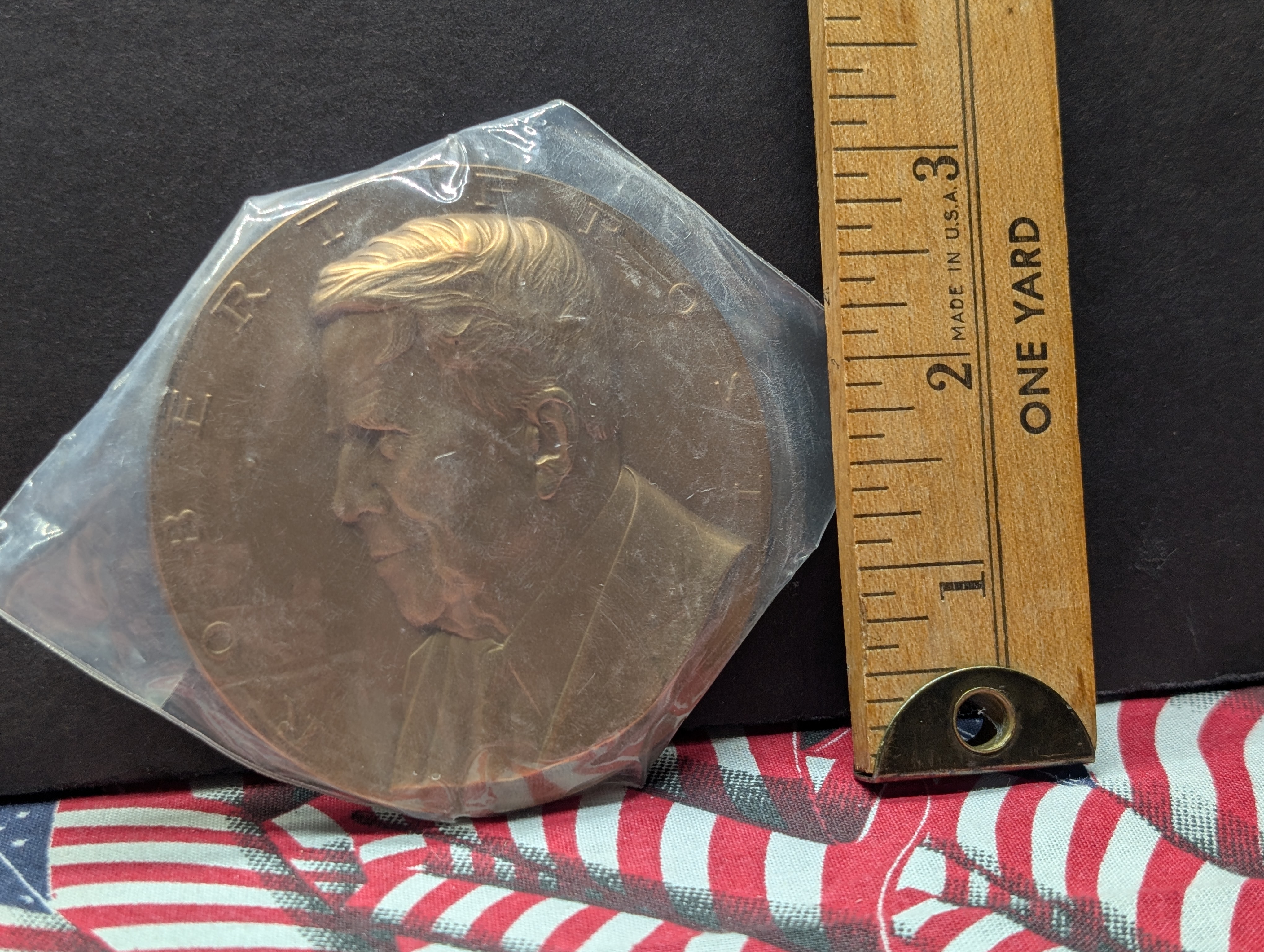 Robert Frost 3 inch Bronze Medallion