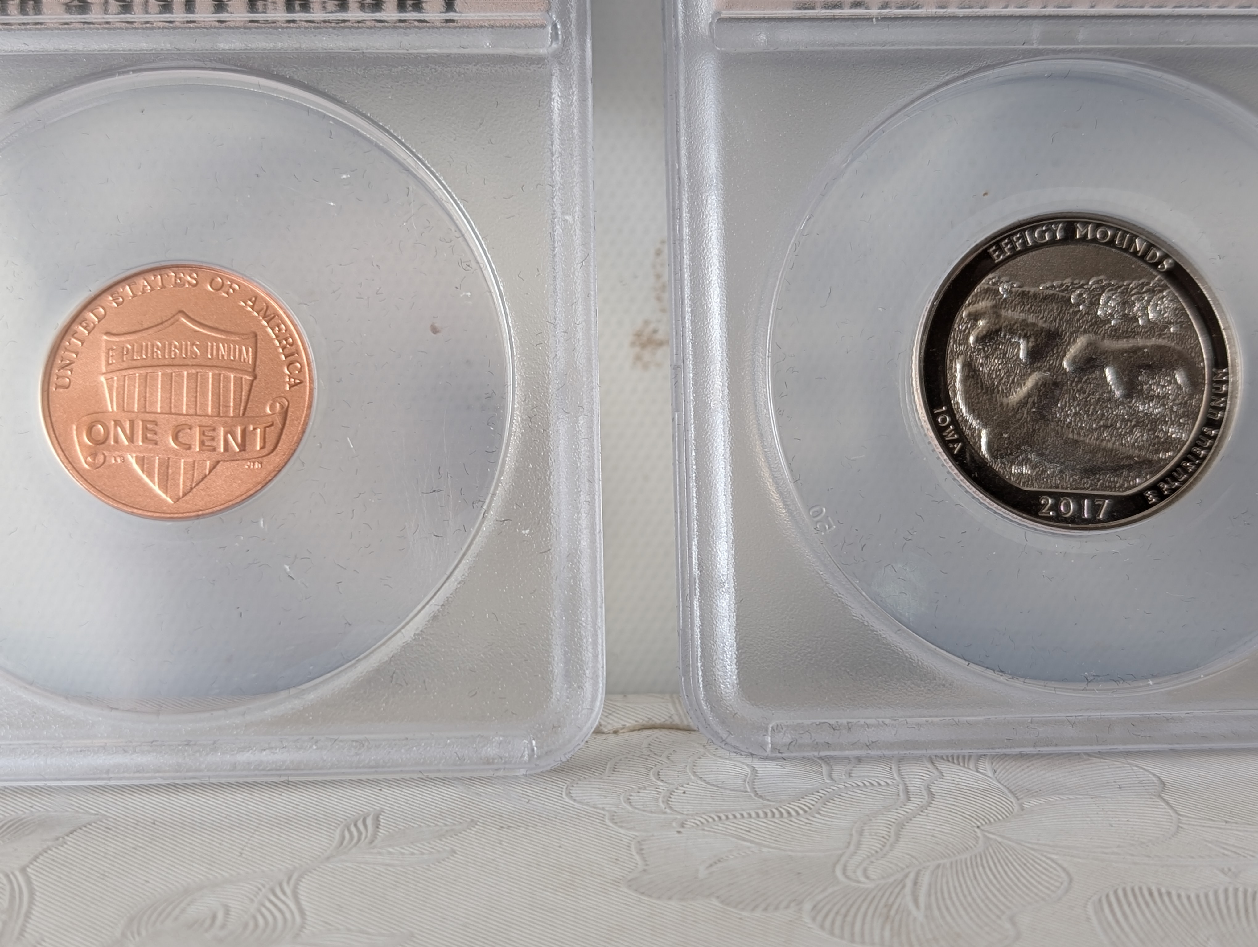 2017-S Enhanced Uncirculated Set - 301 of 936 - ANACS EU70, 10 Coins in Wood Case