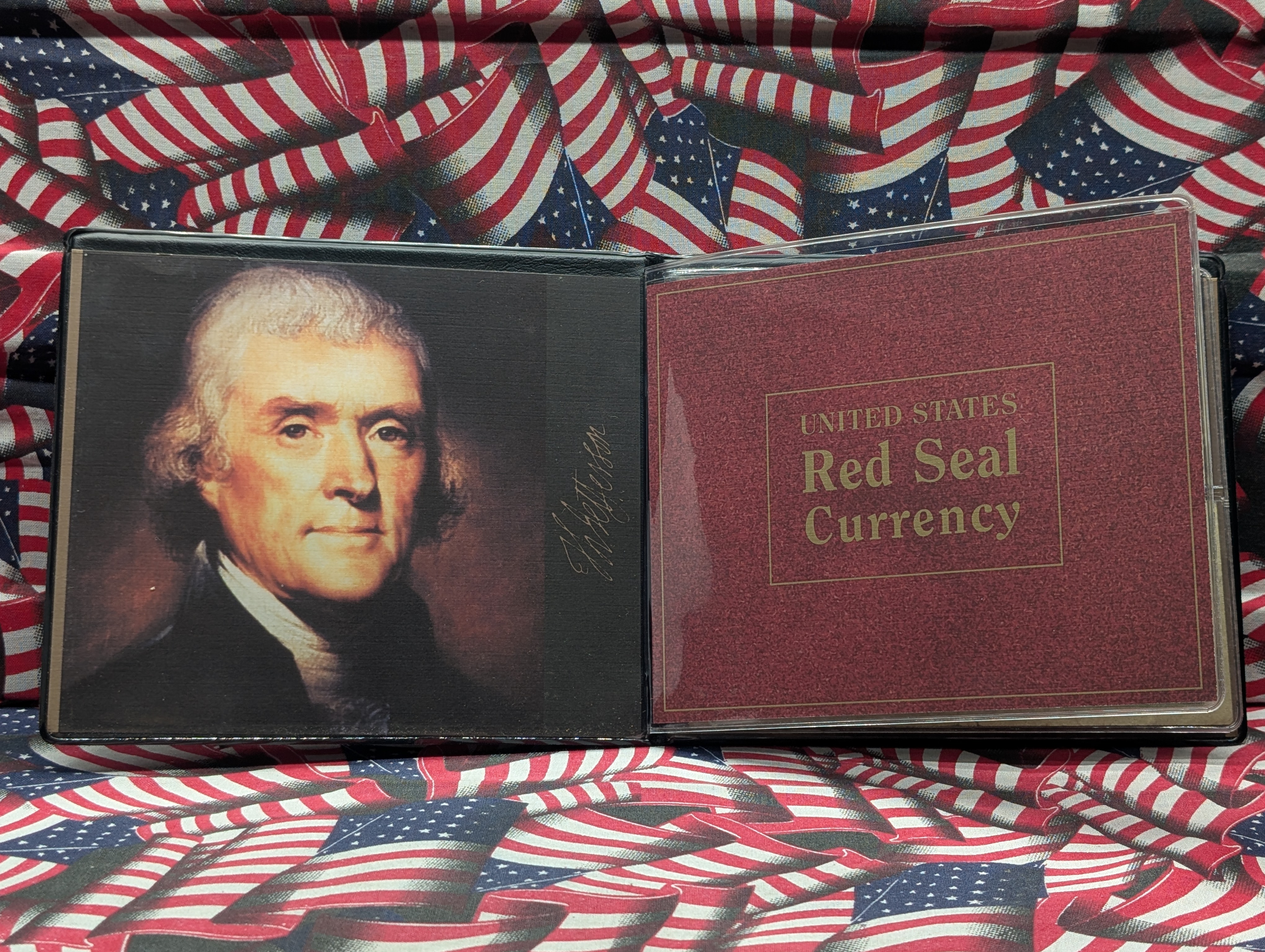 United States Red Seal Currency Collection - 1953 A Series $2 & 1953 B Series $5 Notes with COA