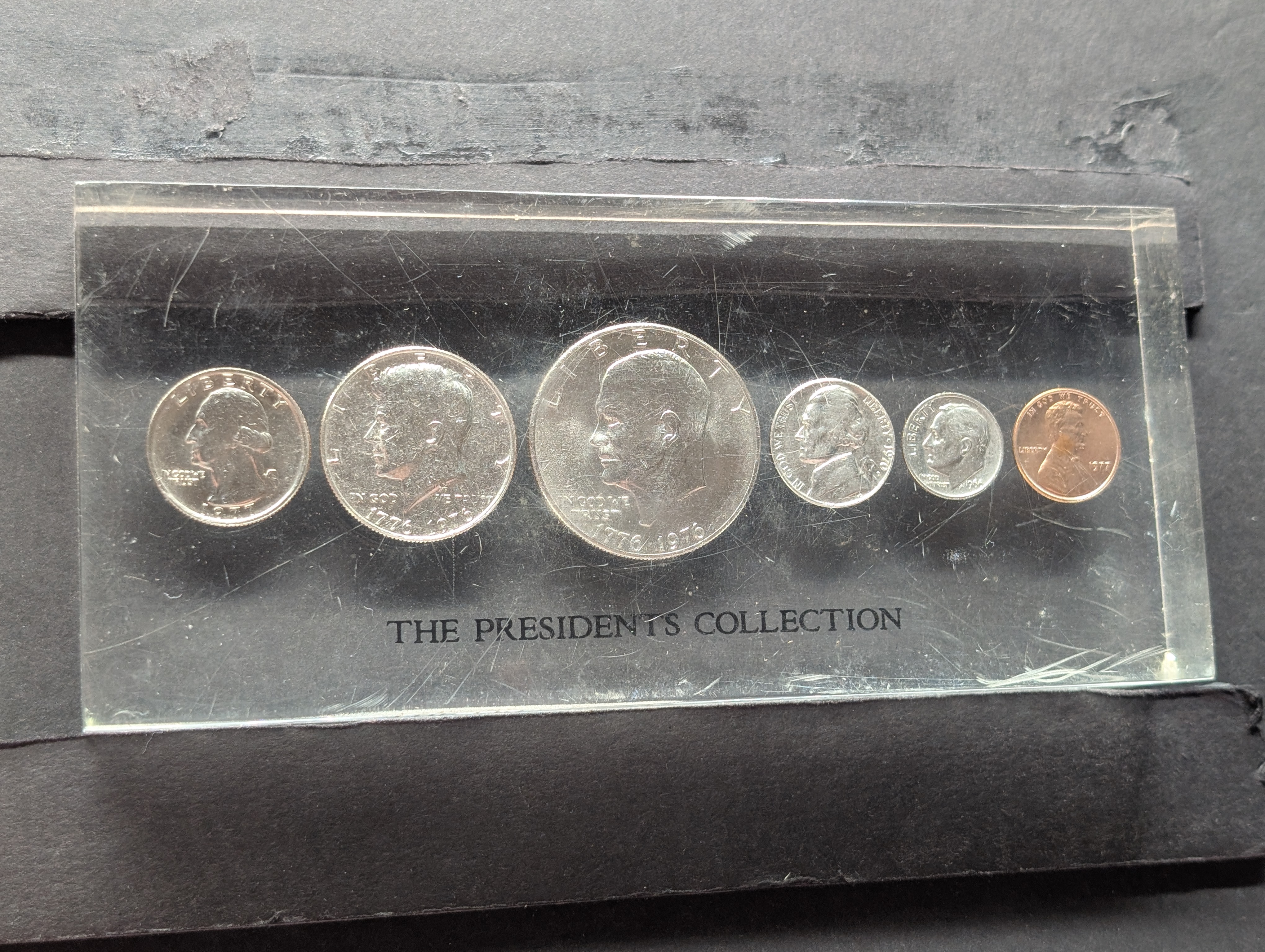 The Presidents Collection Epoxy Paperweight, Mixed Dates