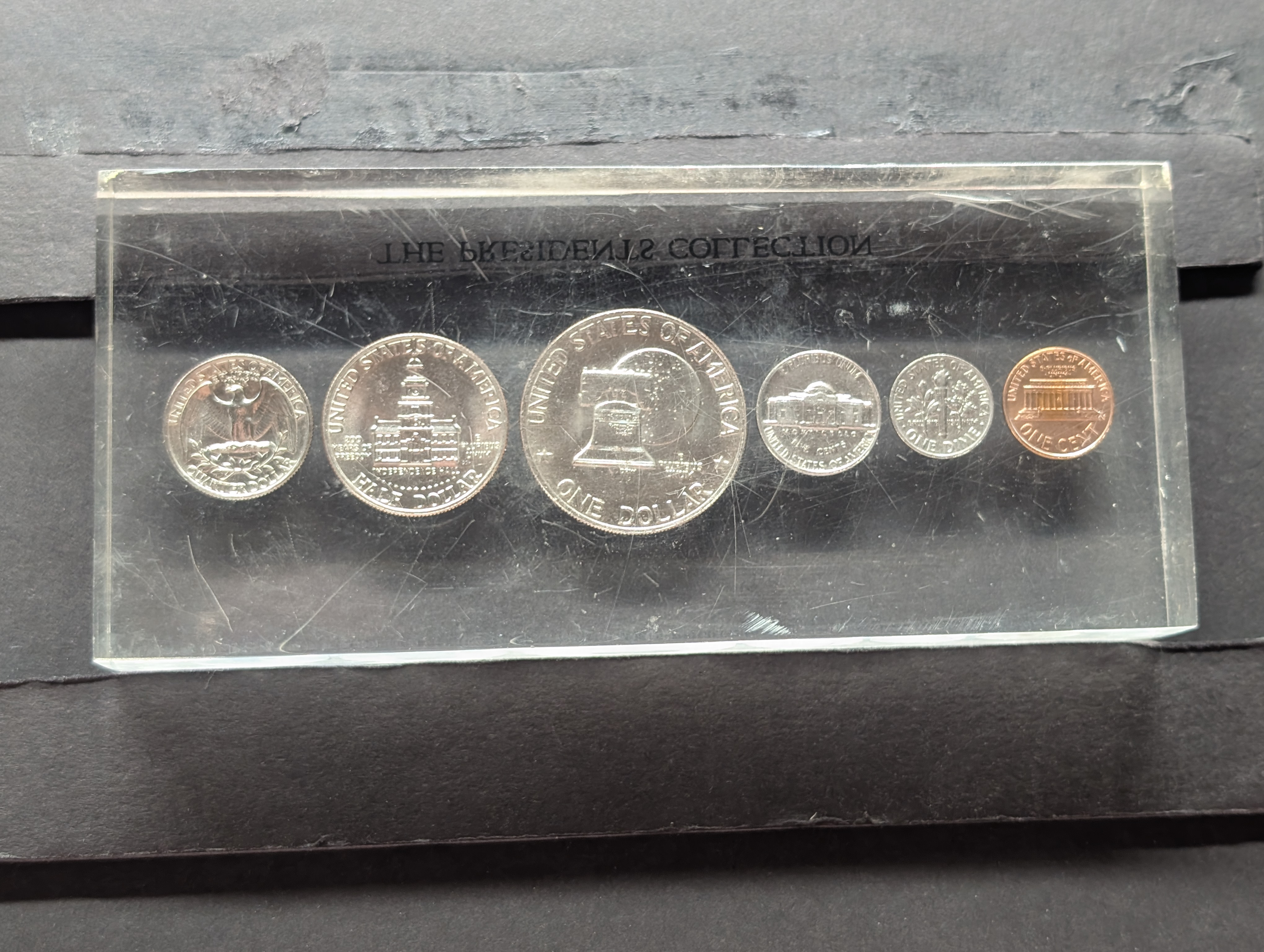 The Presidents Collection Epoxy Paperweight, Mixed Dates