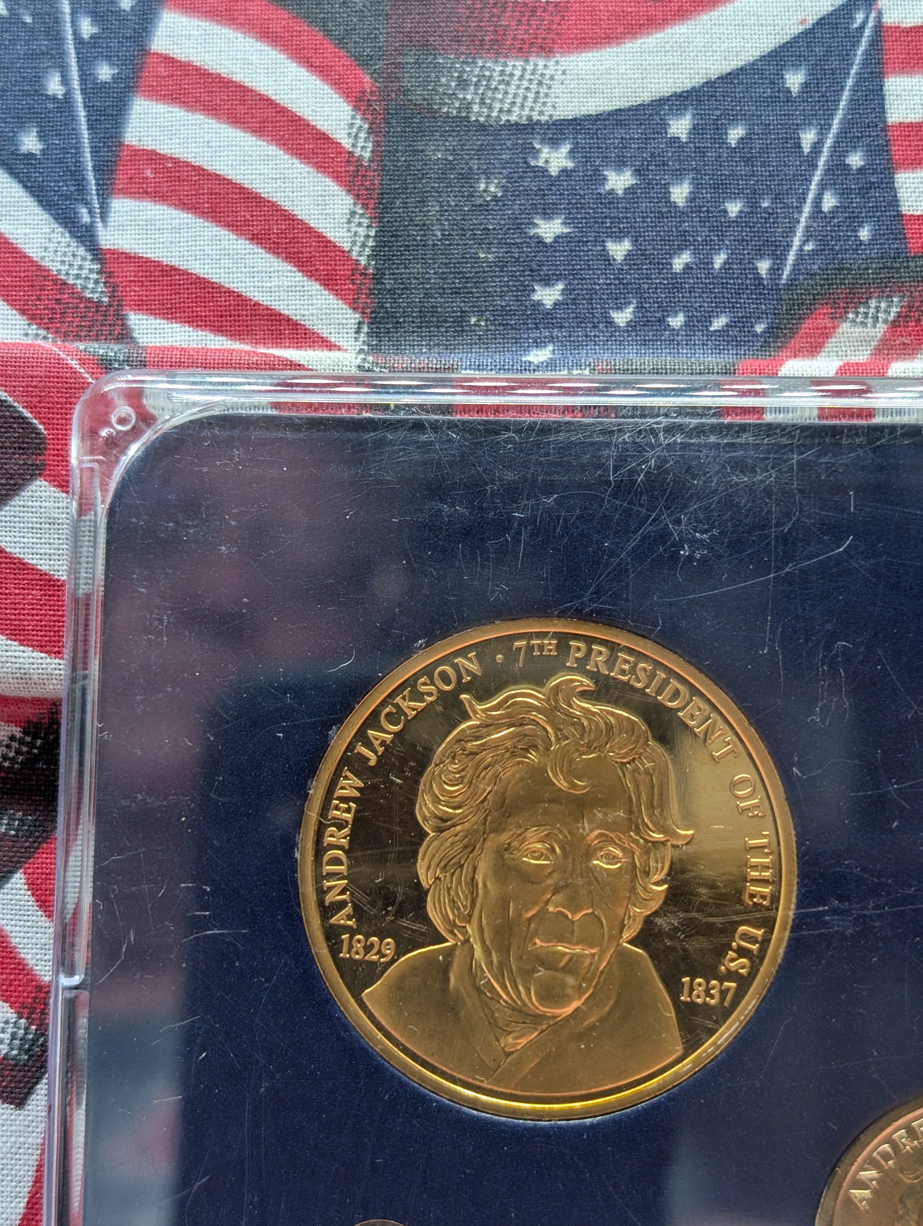 Limited Edition Andrew Jackson Presidential Proof Set with Medal and Presidential Dollar