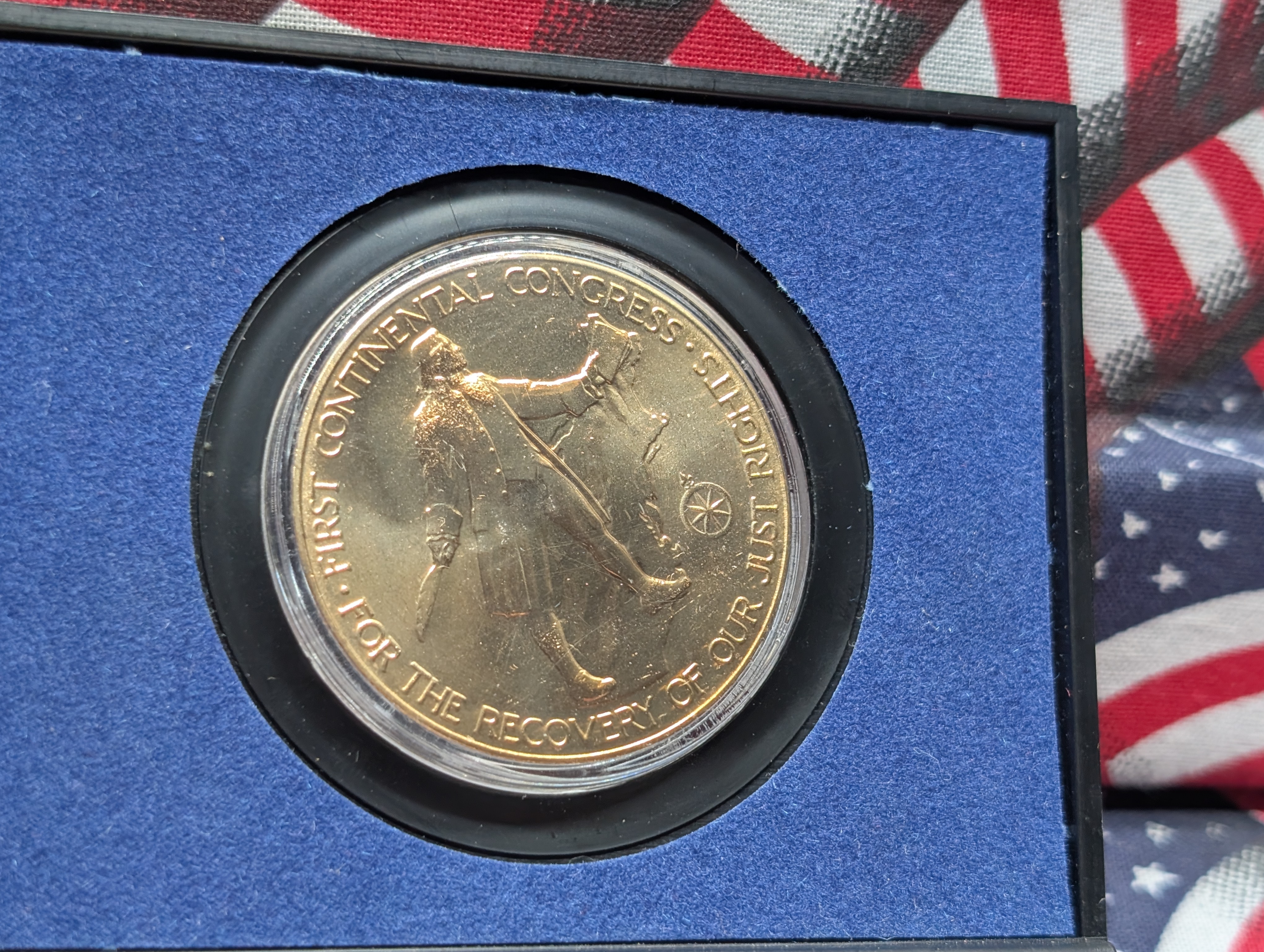 (2) John Adams Revolution Bicentennial Commemorative Medals