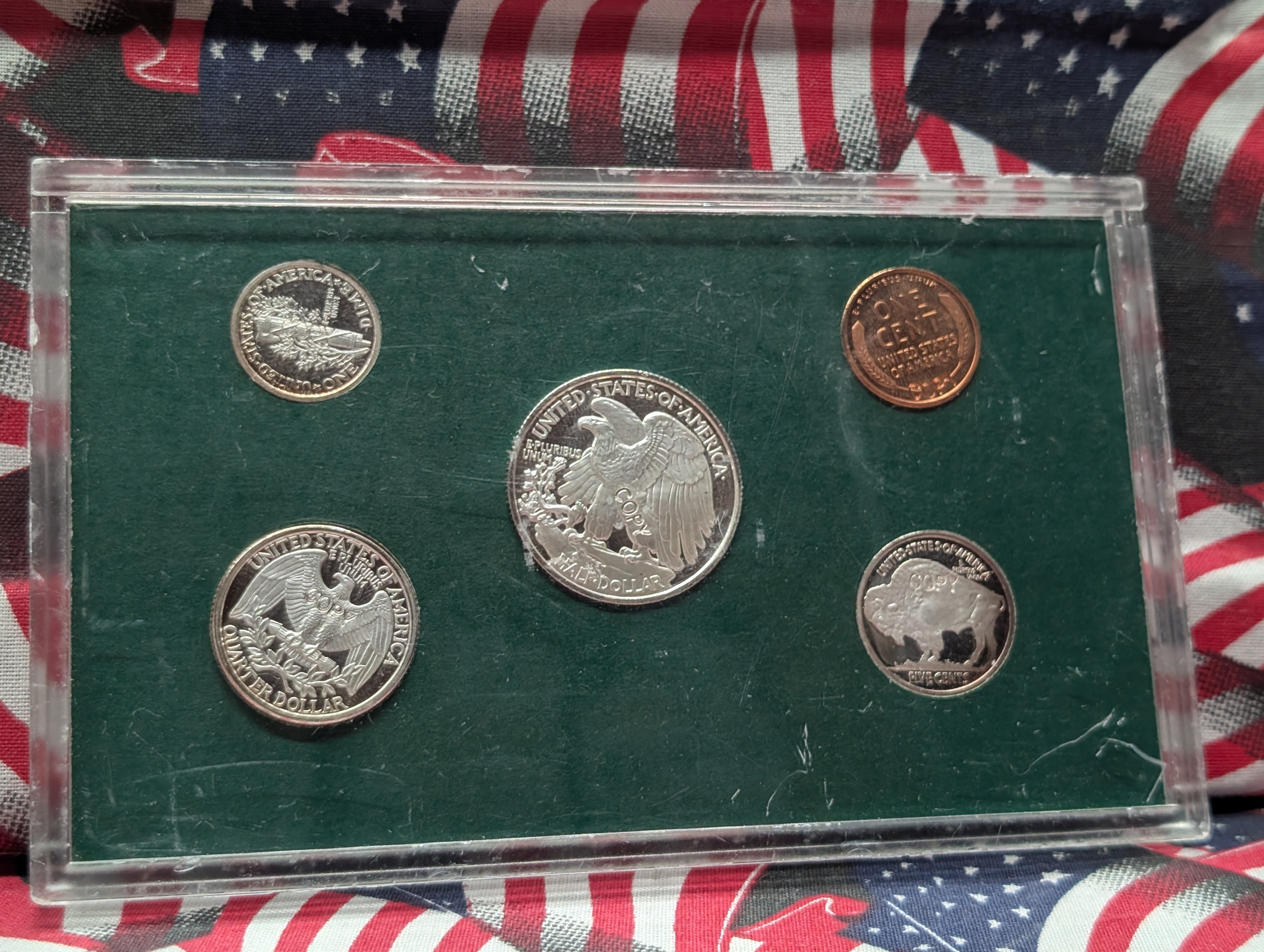1936 U.S. Government Proof Set Tribute (Recreation Set), All Copy (Stamped)