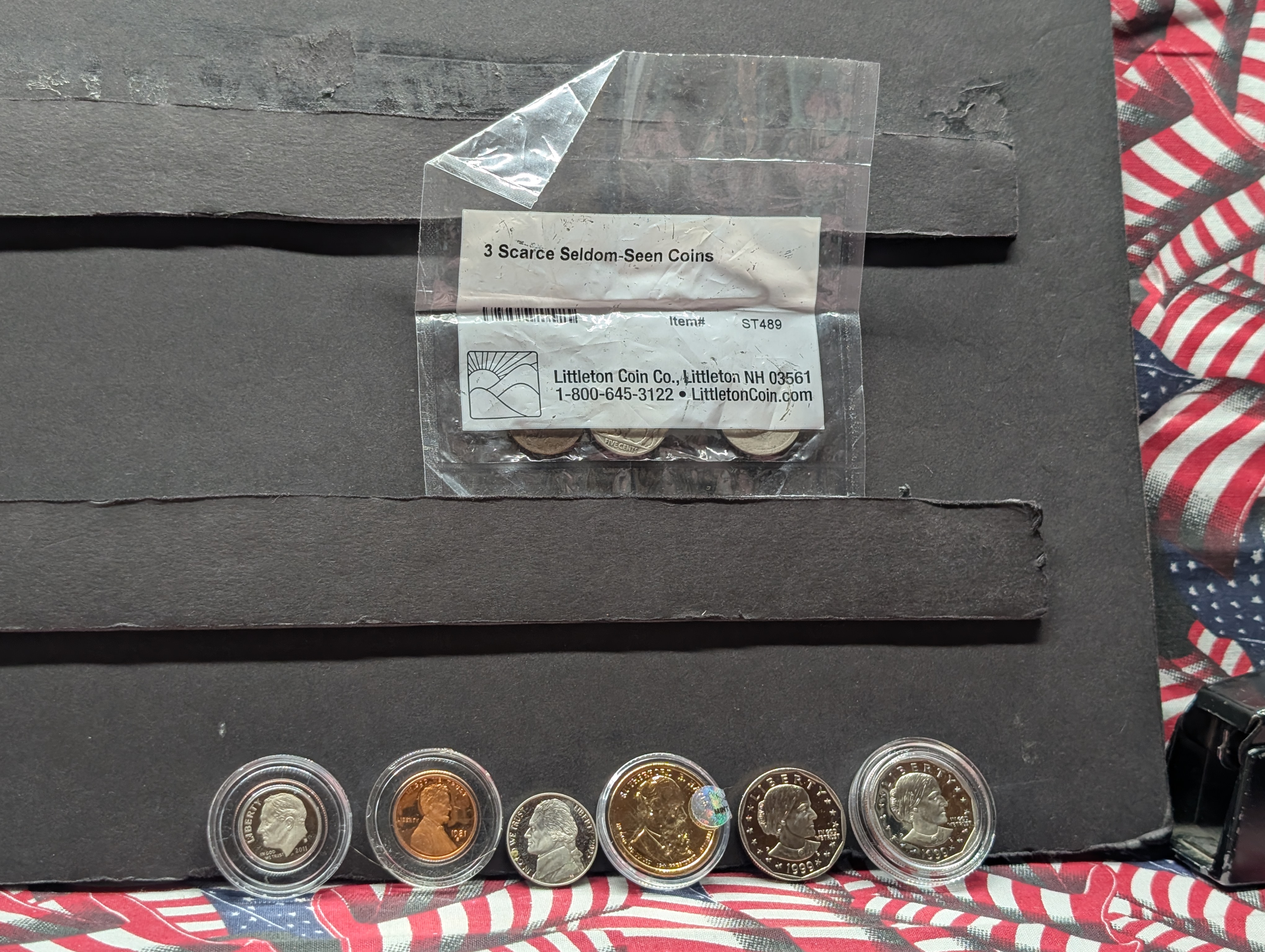 (6) U.S. Proof Coins & (3) Scarce Seldom Seen Coins Collection by Littleton