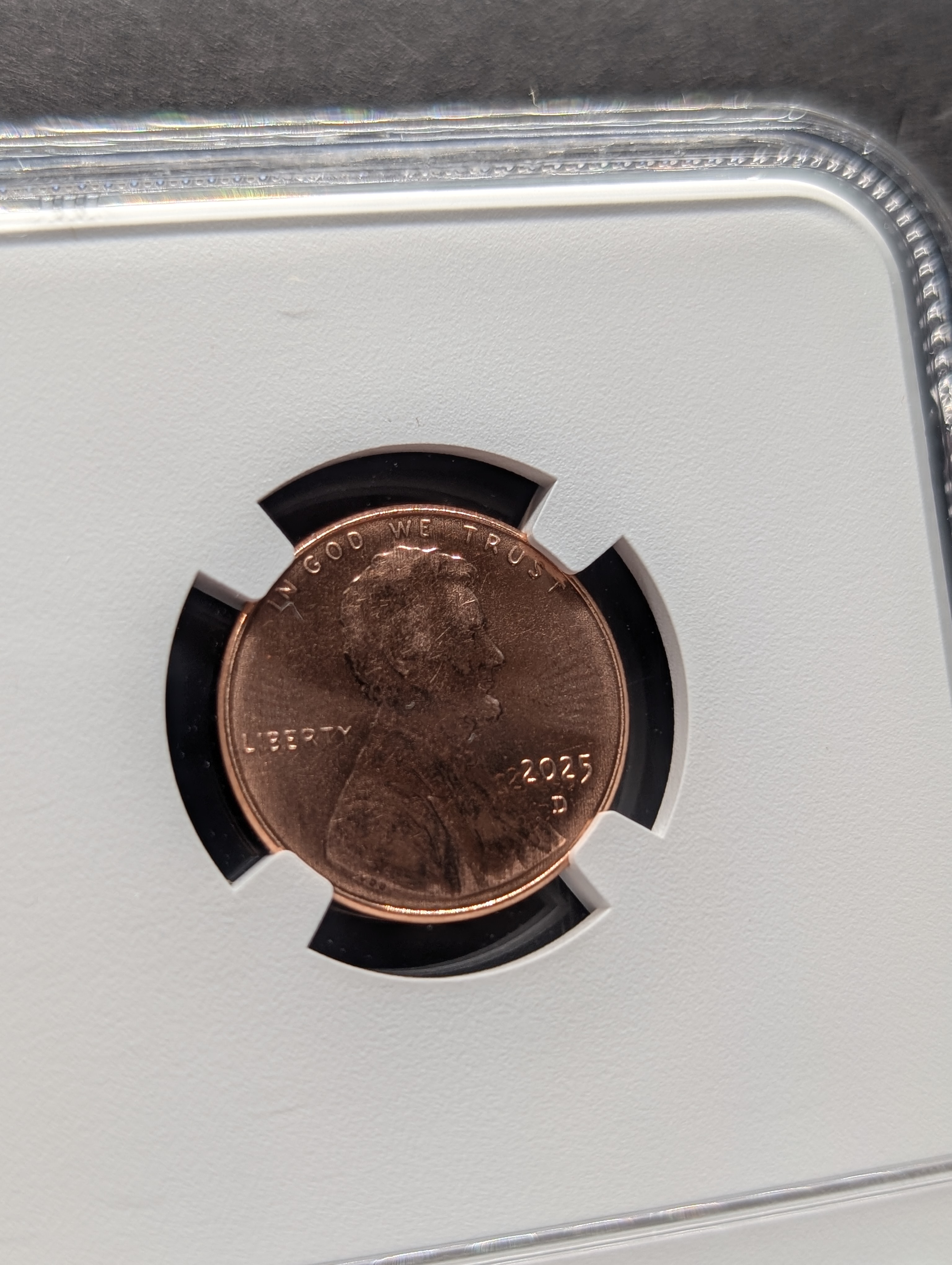 2025-D Lincoln Shield Cent NGC MS 68 RD - From a 20-Coin Uncirculated Set