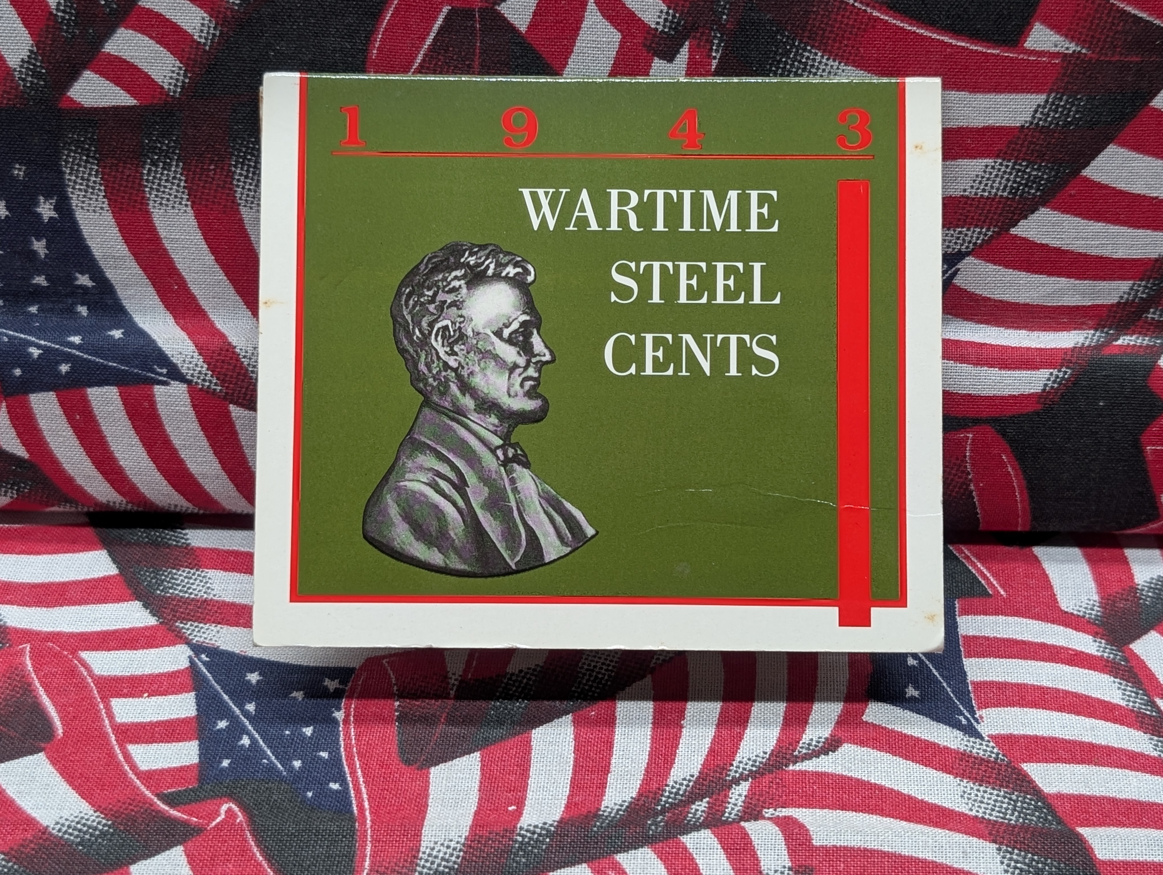 1943-P, D, & S Wartime Steel Lincoln Wheat Cents Collection - 3 Steel Pennies
