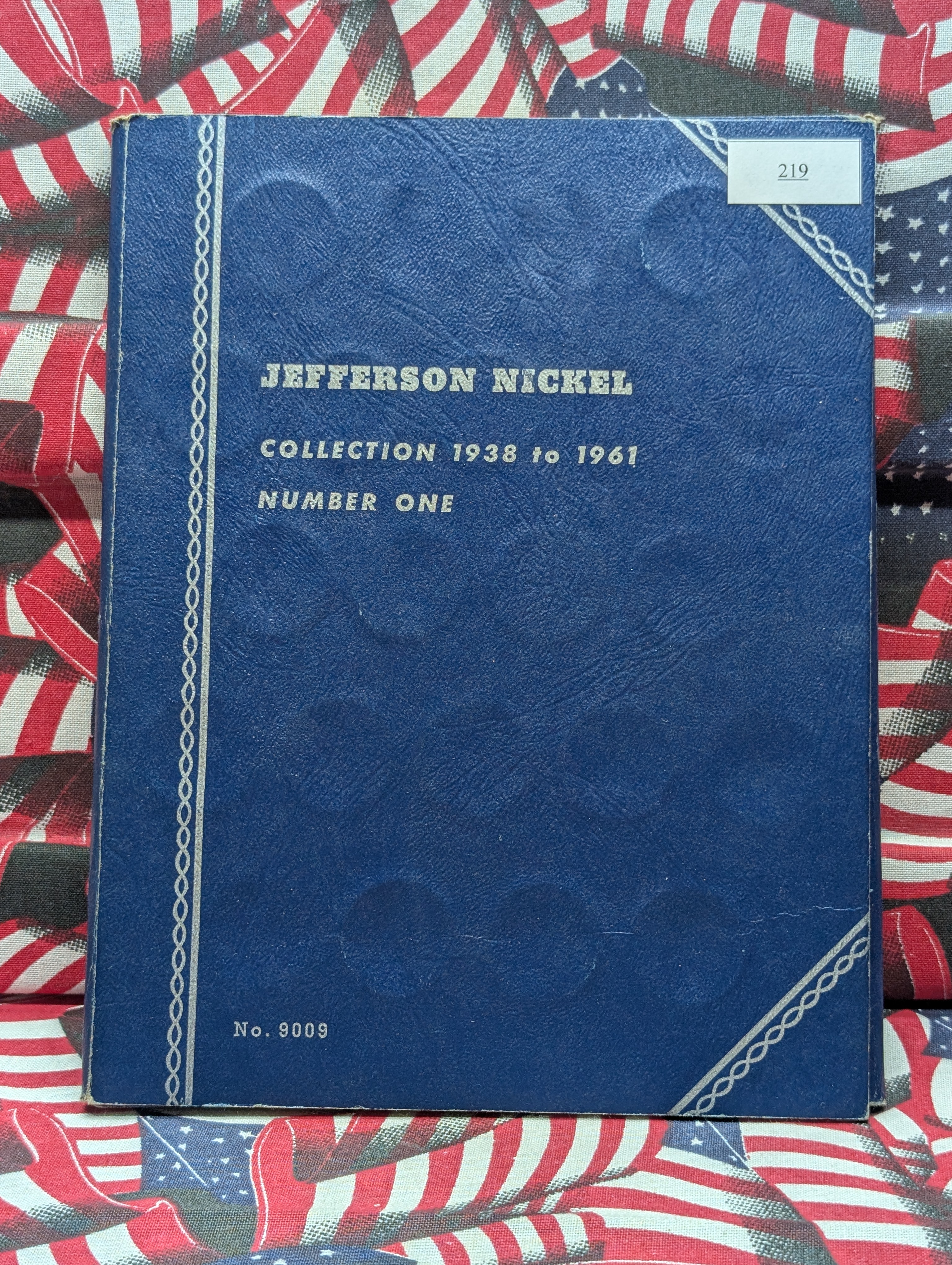 Partial 1938 to 1961 Jefferson Nickel Collection - 38 Coins in Whitman Folder