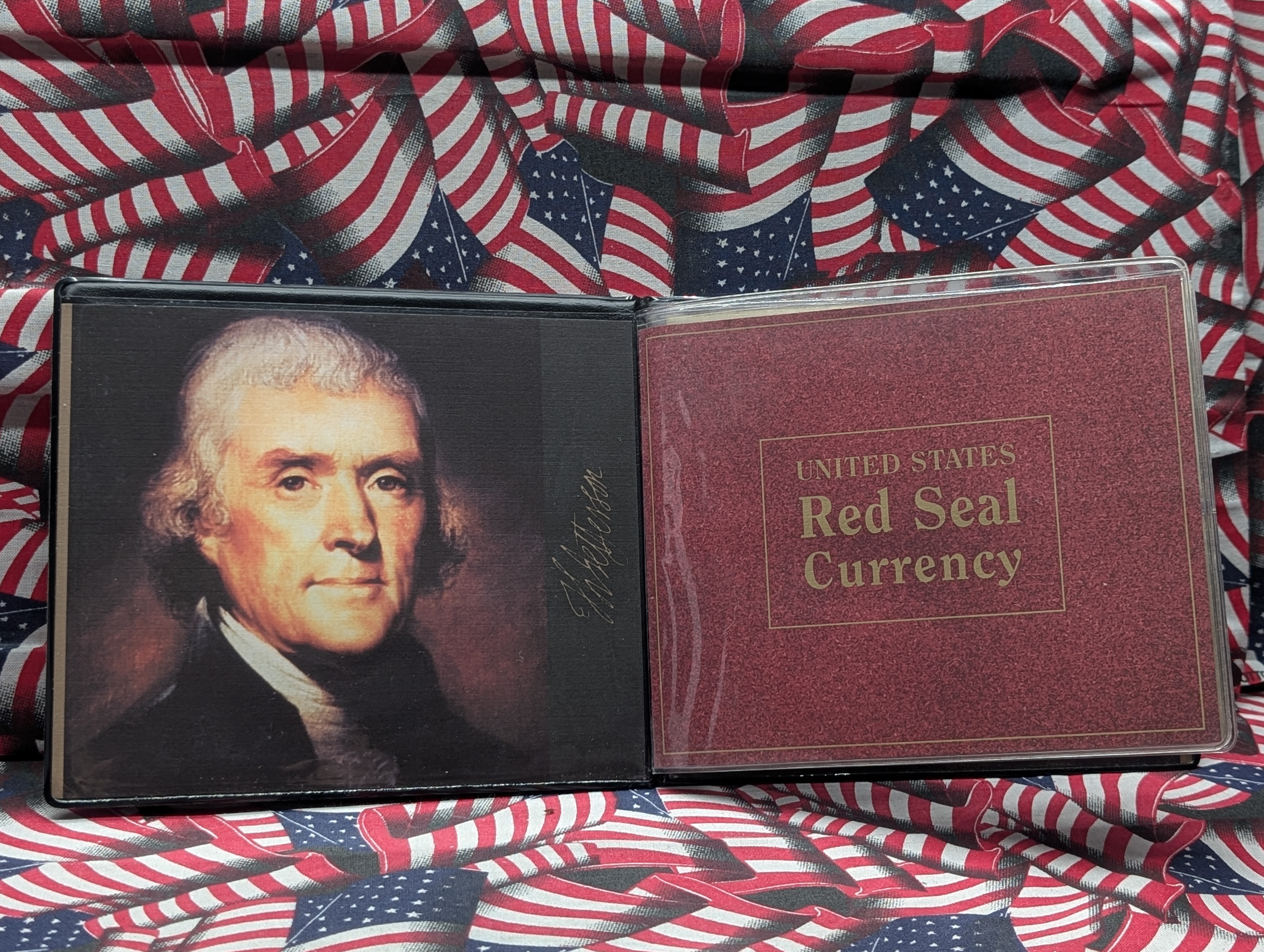 United States Red Seal Currency Collection - 1963 Series $2 & 1963 Series $5 Notes with COA