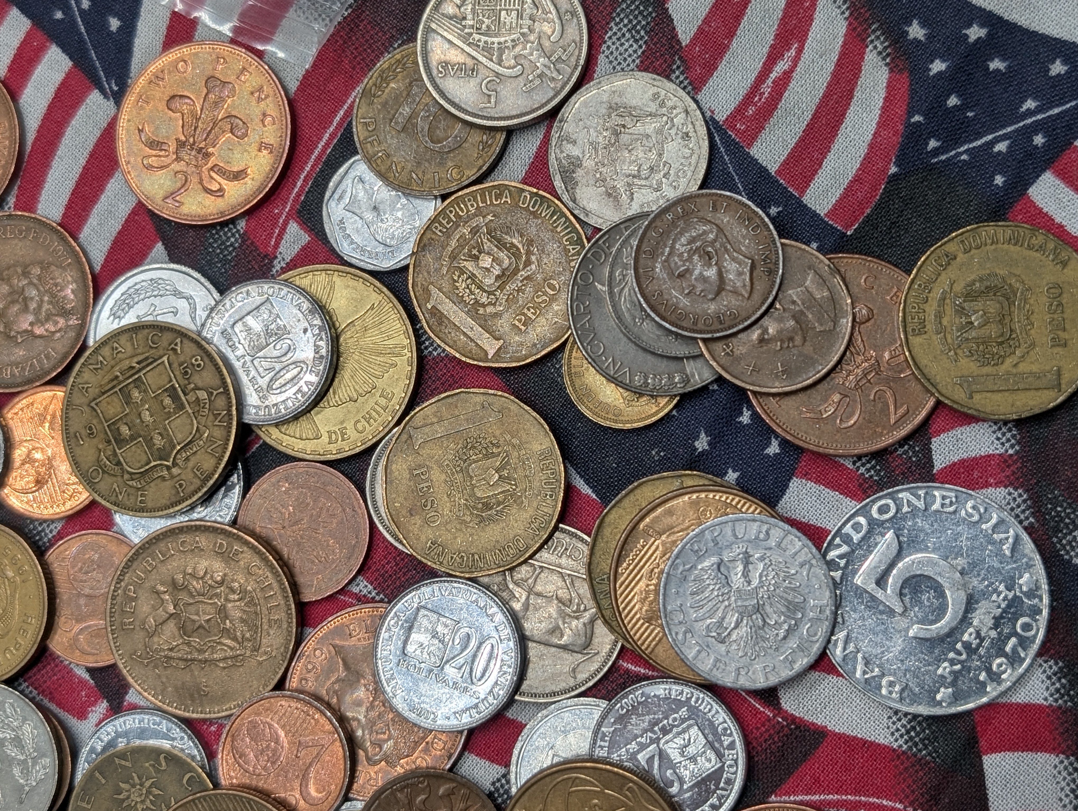 1.9 lbs. Bag of World Coins