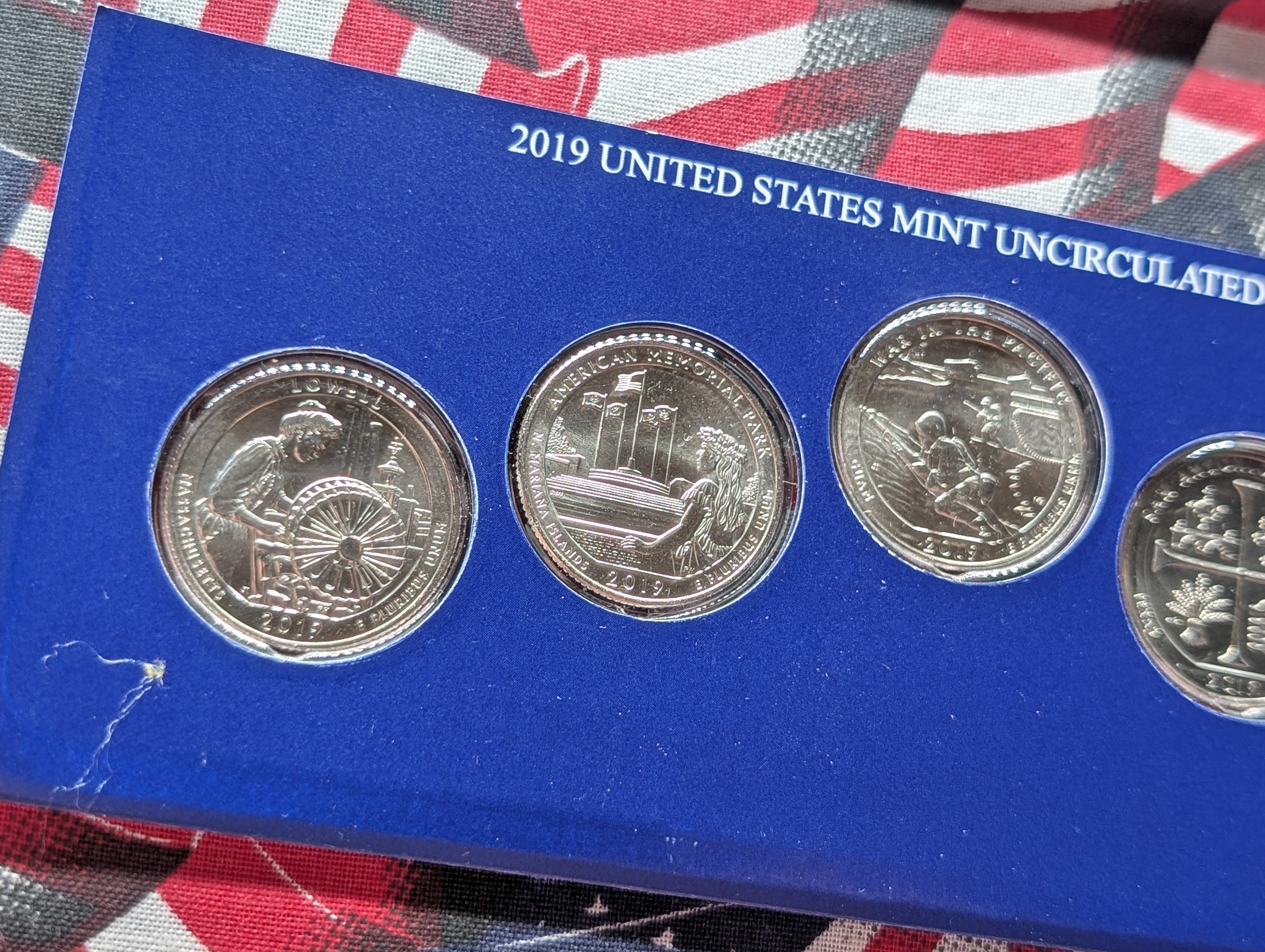 2019-P U.S. Mint Uncirculated America The Beautiful Quarters - 5 Coin Set