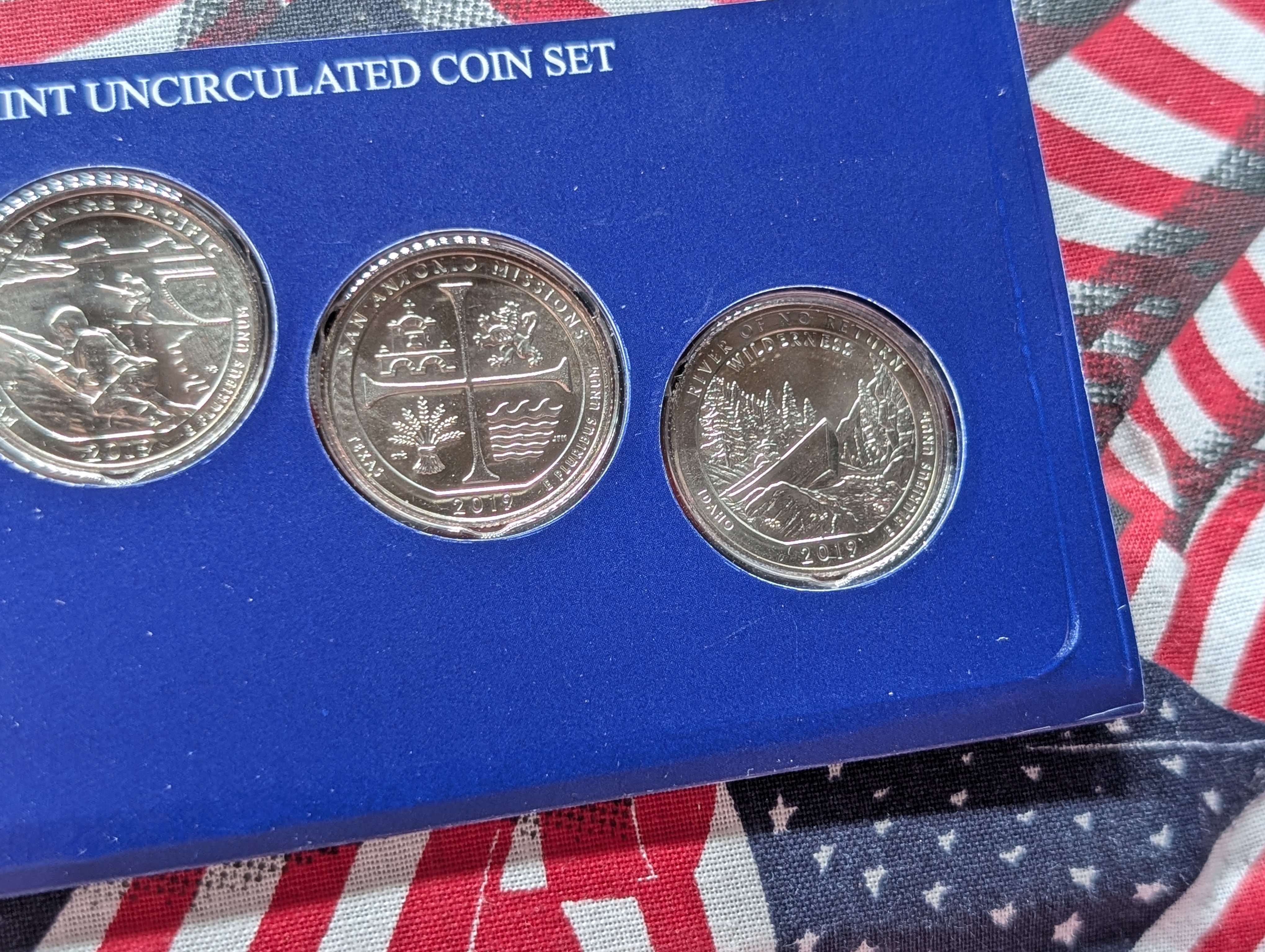2019-P U.S. Mint Uncirculated America The Beautiful Quarters - 5 Coin Set