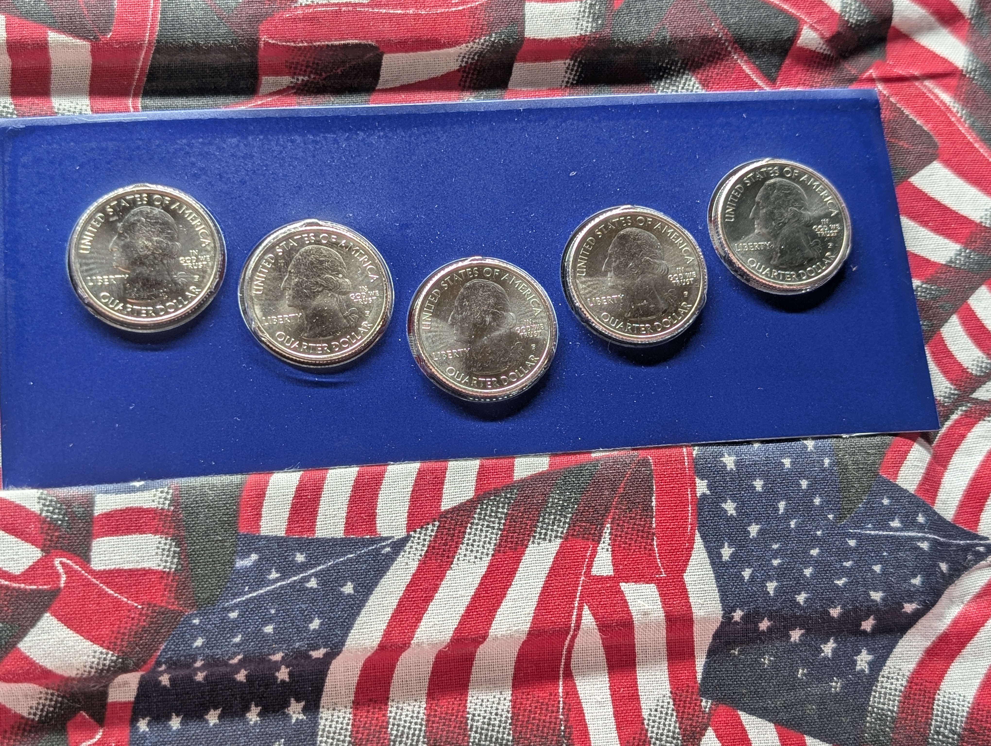 2019-P U.S. Mint Uncirculated America The Beautiful Quarters - 5 Coin Set