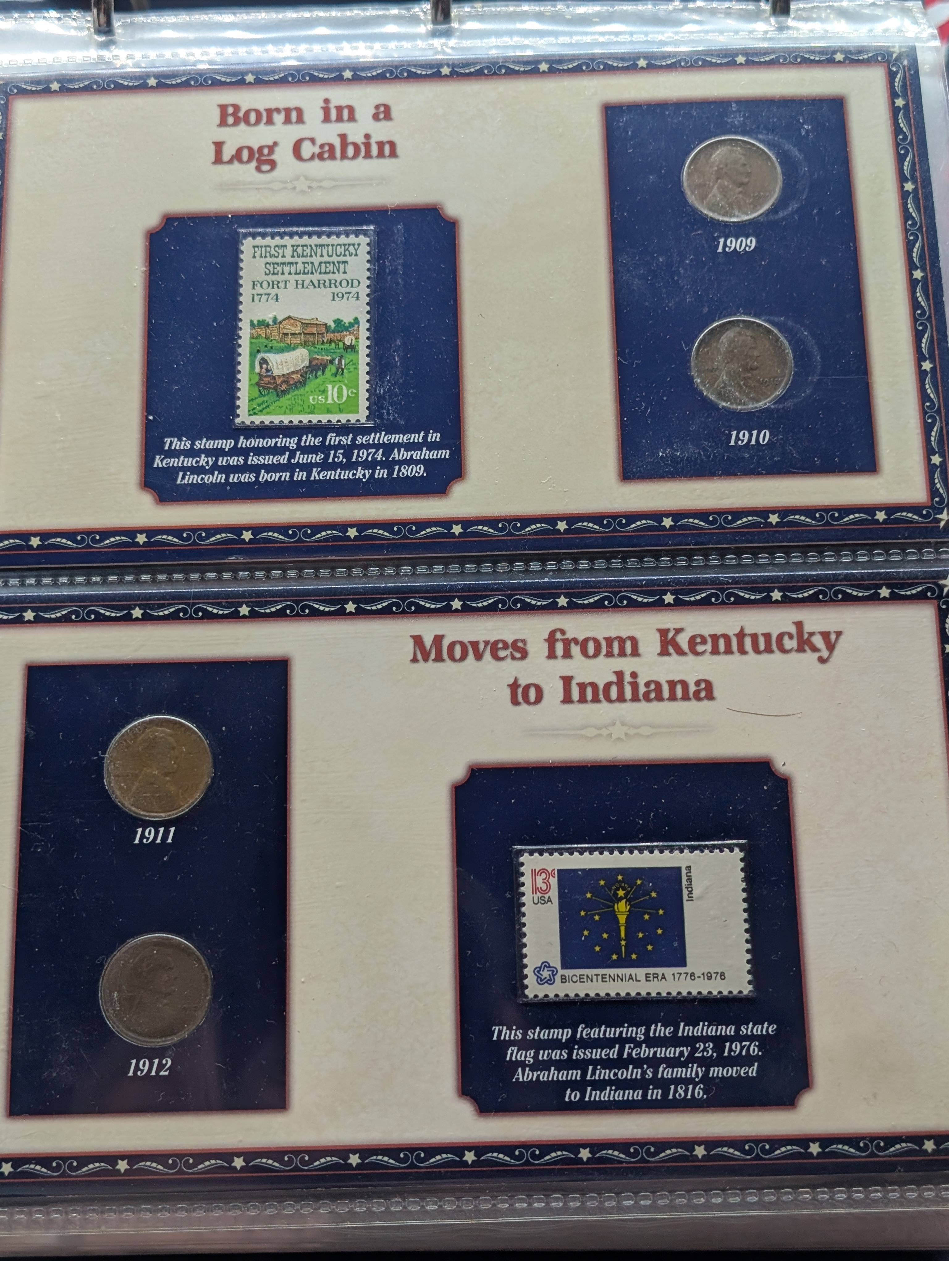 100 Years of Lincoln Coins and Stamps 1909-2009