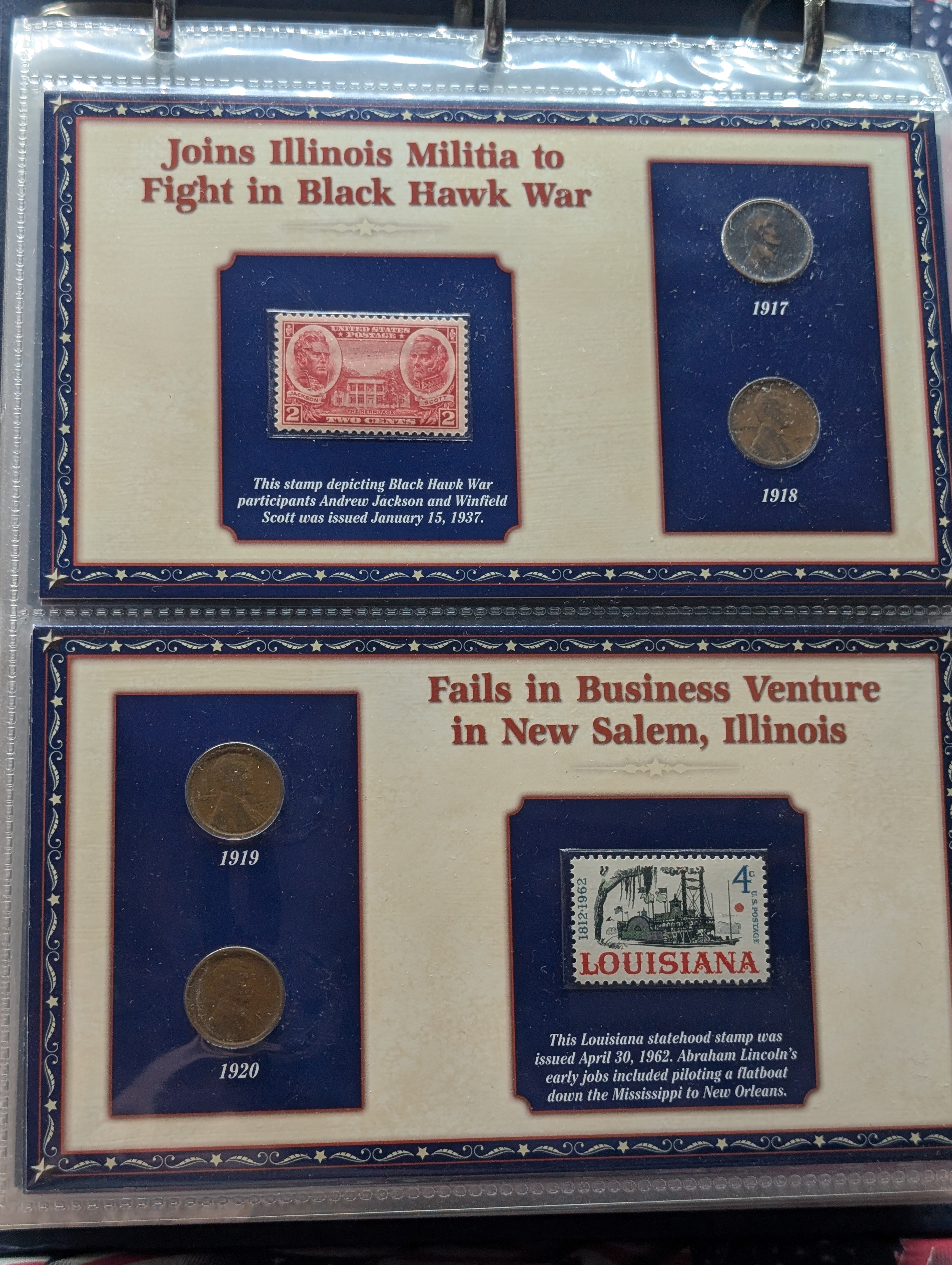 100 Years of Lincoln Coins and Stamps 1909-2009