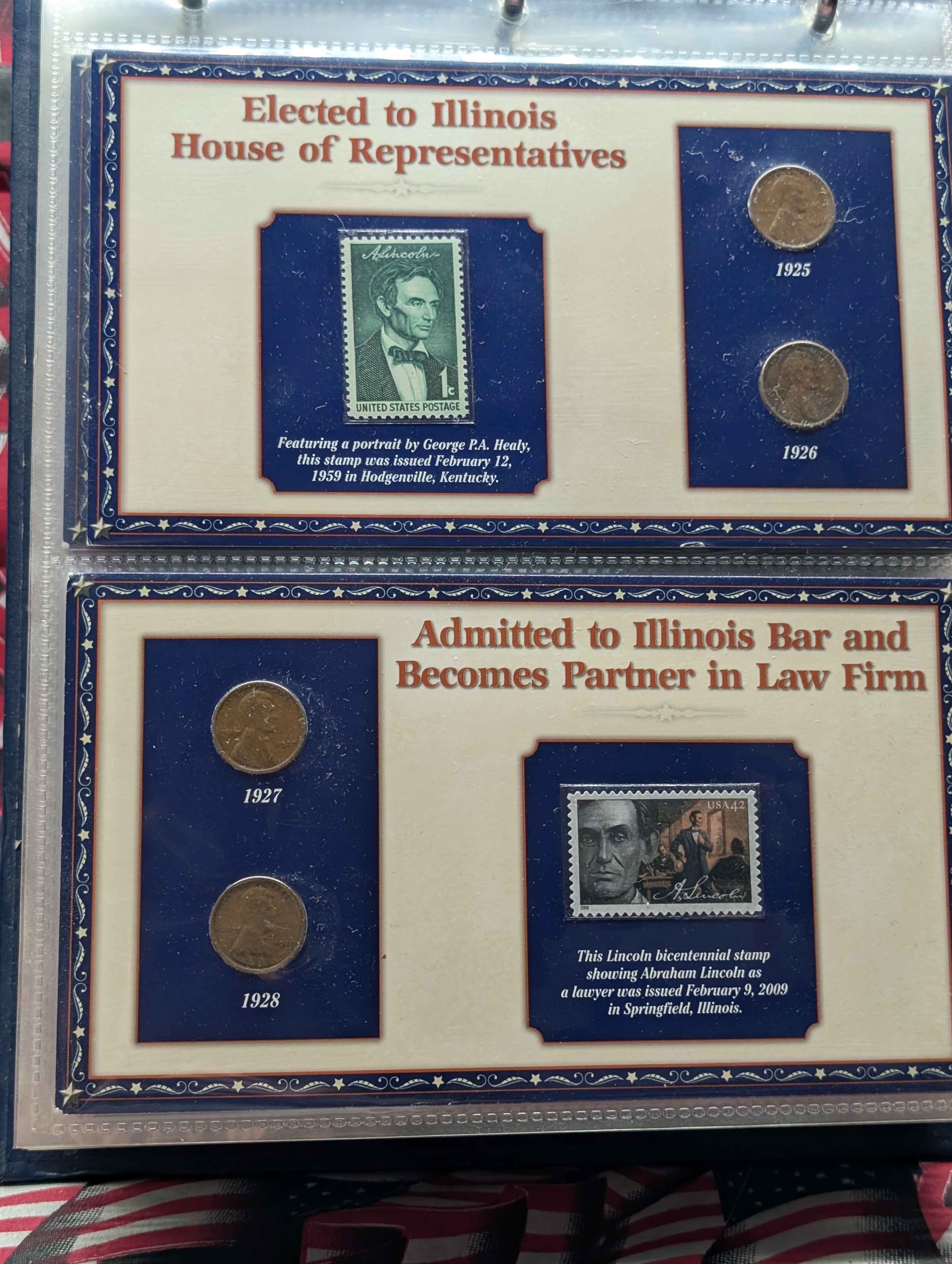 100 Years of Lincoln Coins and Stamps 1909-2009