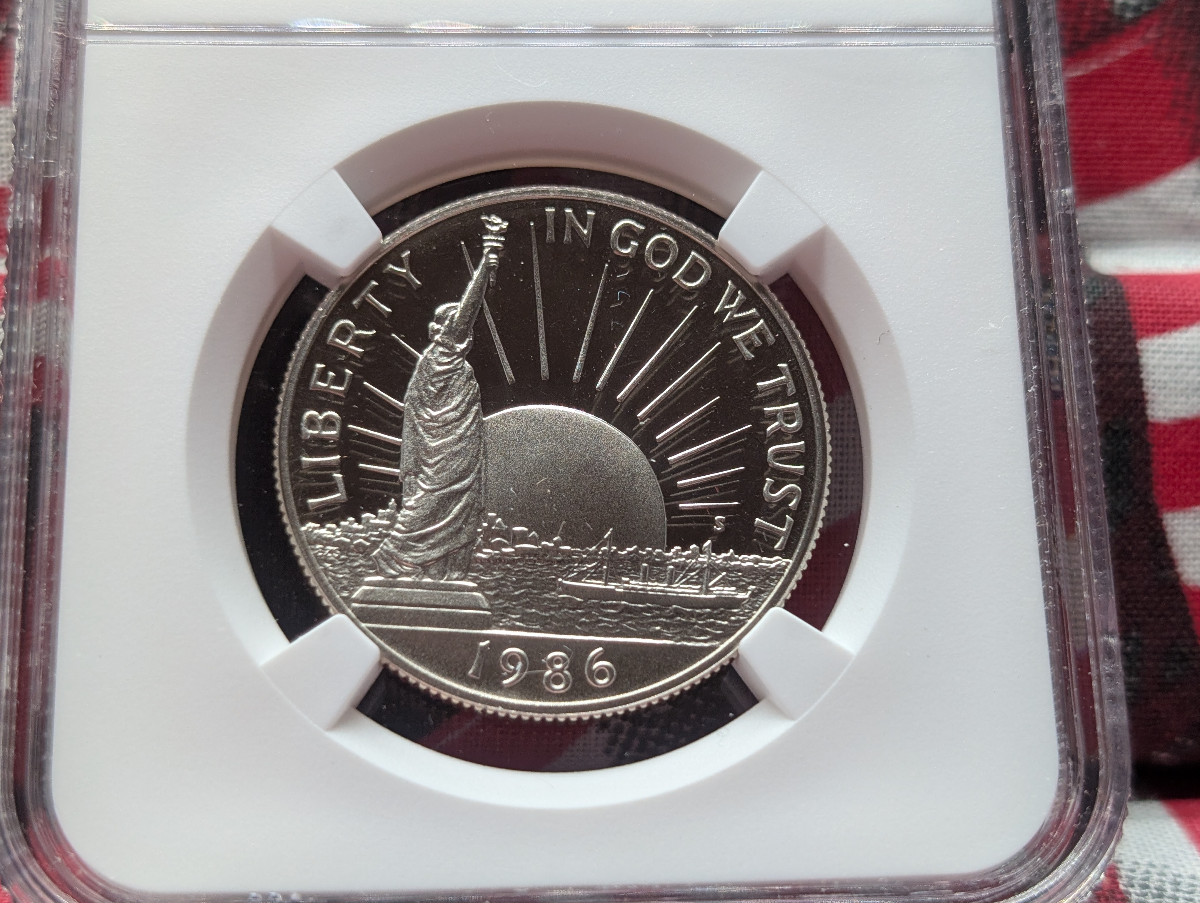1986-S Statue of Liberty Half Dollar NGC PF69 Ultra Cameo