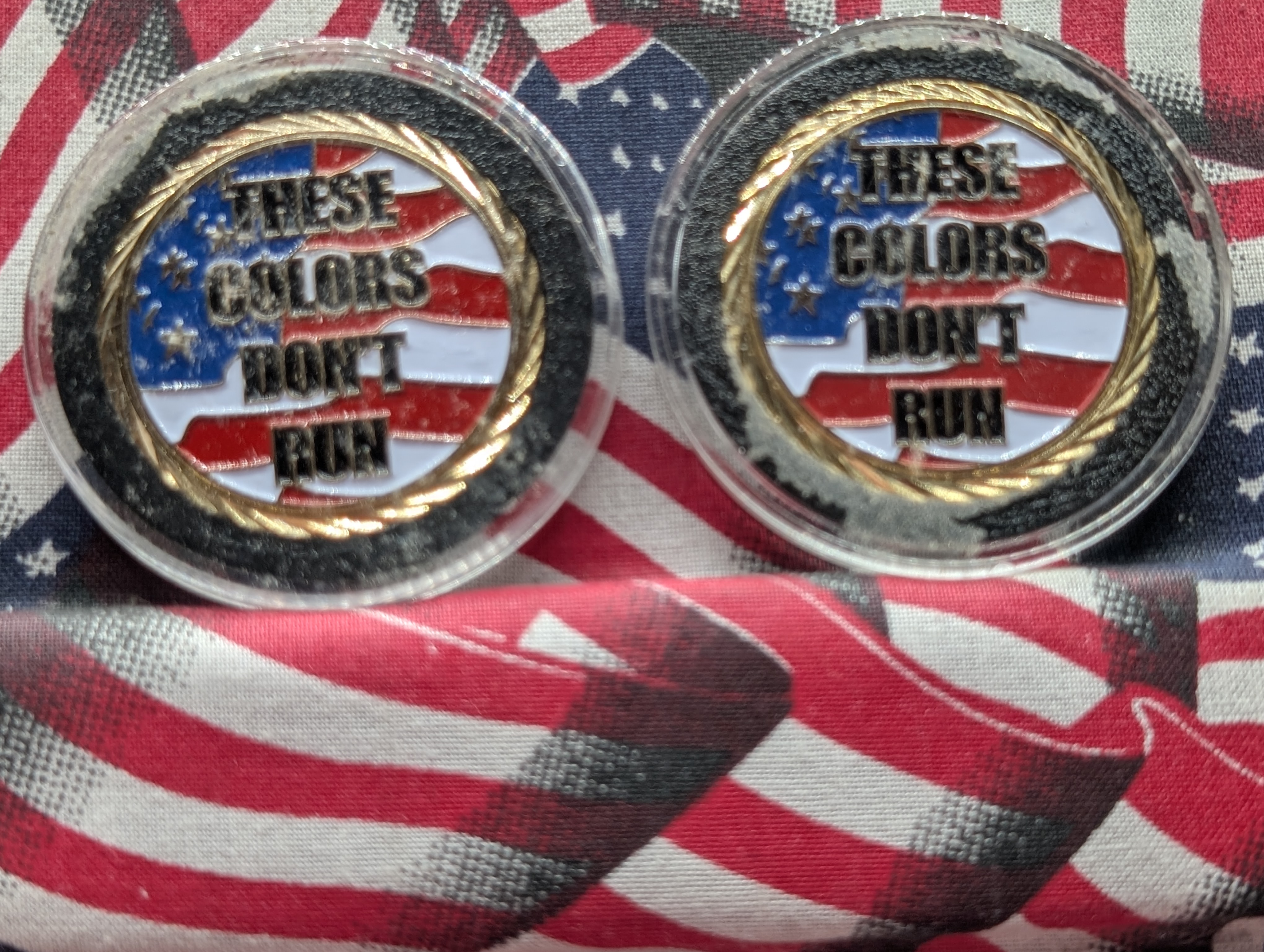 (5) Patriotic Bald Eagle Medals