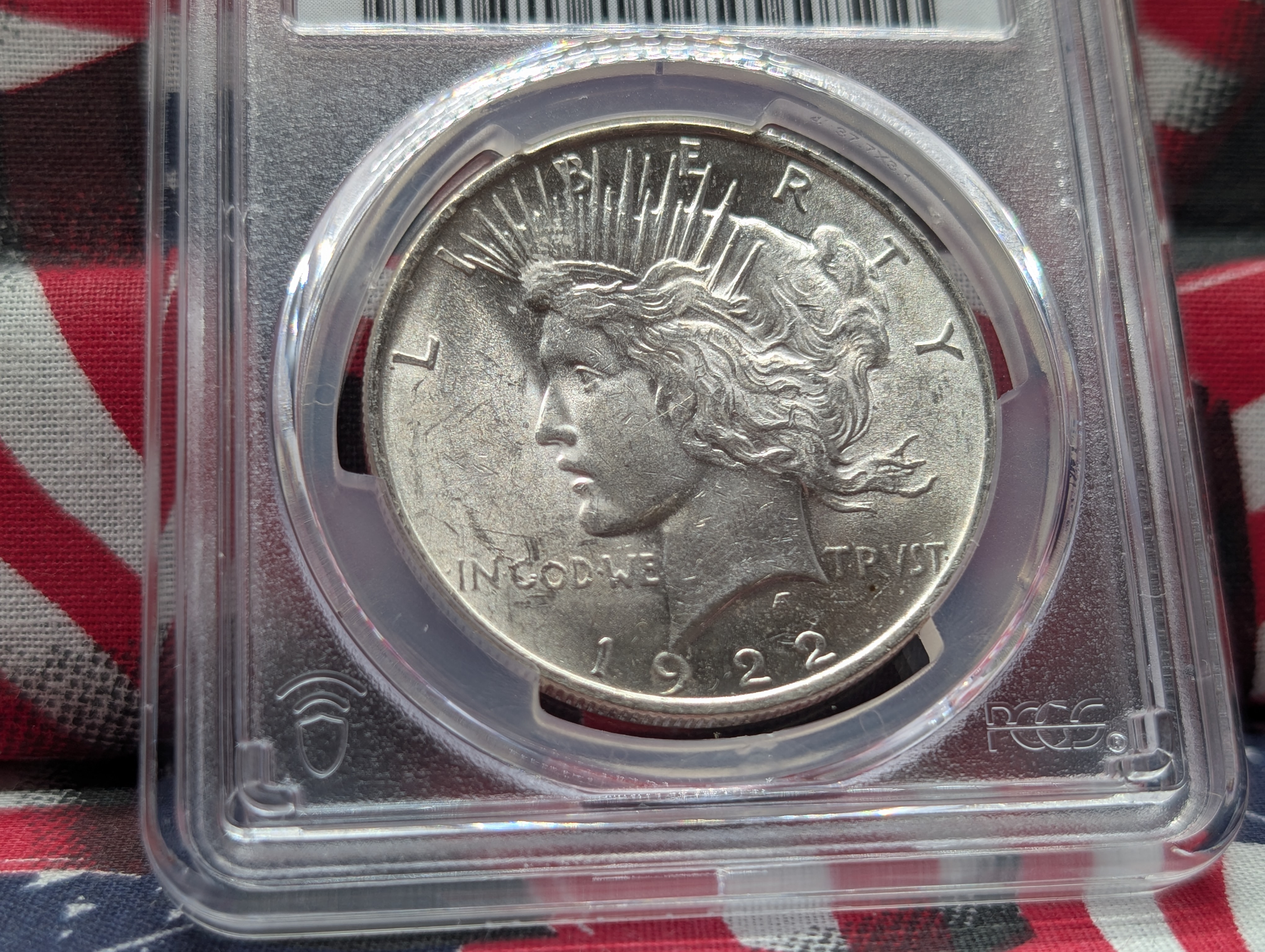 1922 Peace Silver Dollar PCGS MS62!