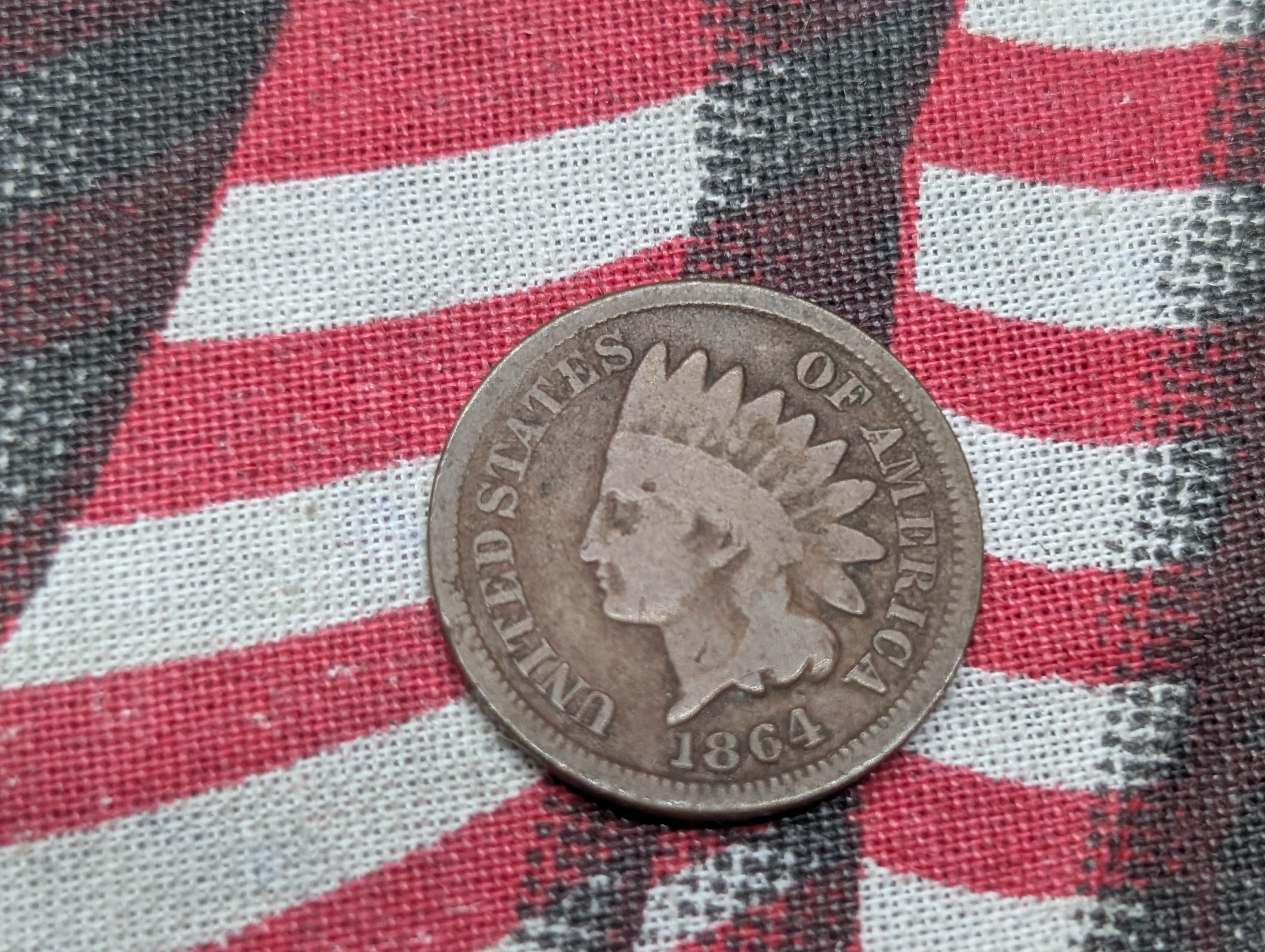 1864 Indian Head Cent