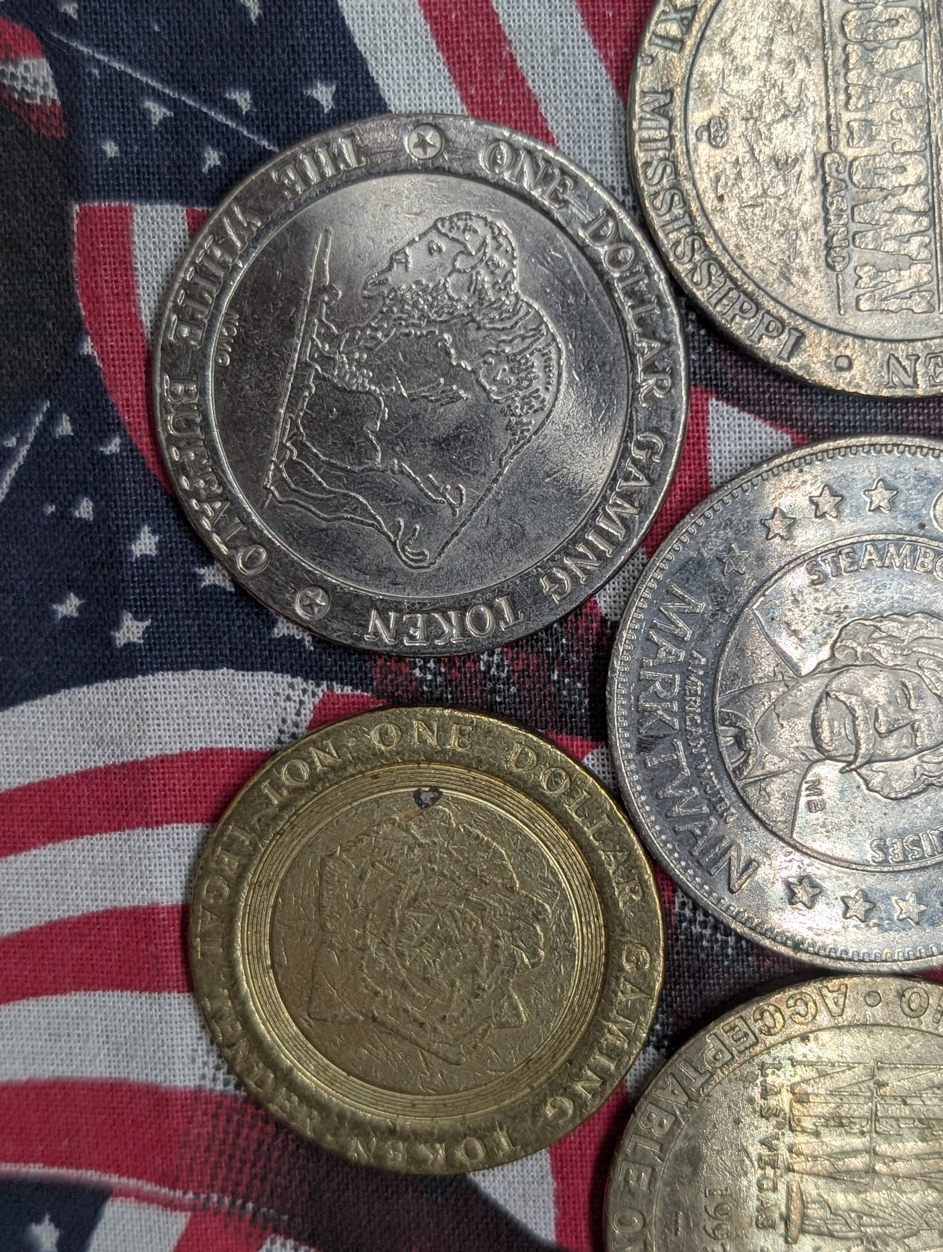(8) Vintage Casino/Gaming Tokens