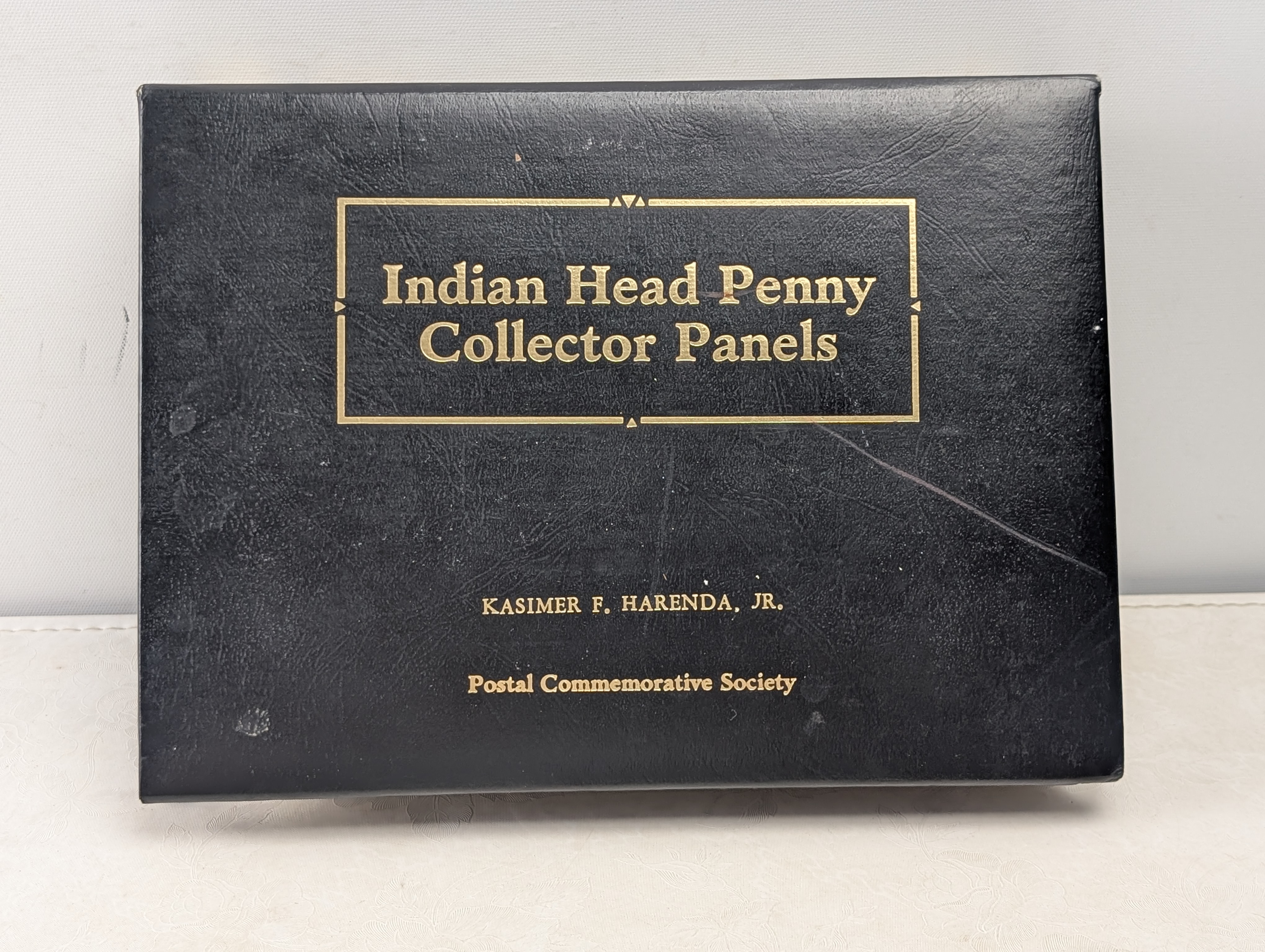 Collection of Various Dated Scarce Indian Head Cents & Vintage Commem Stamps in Album - 28 Coins
