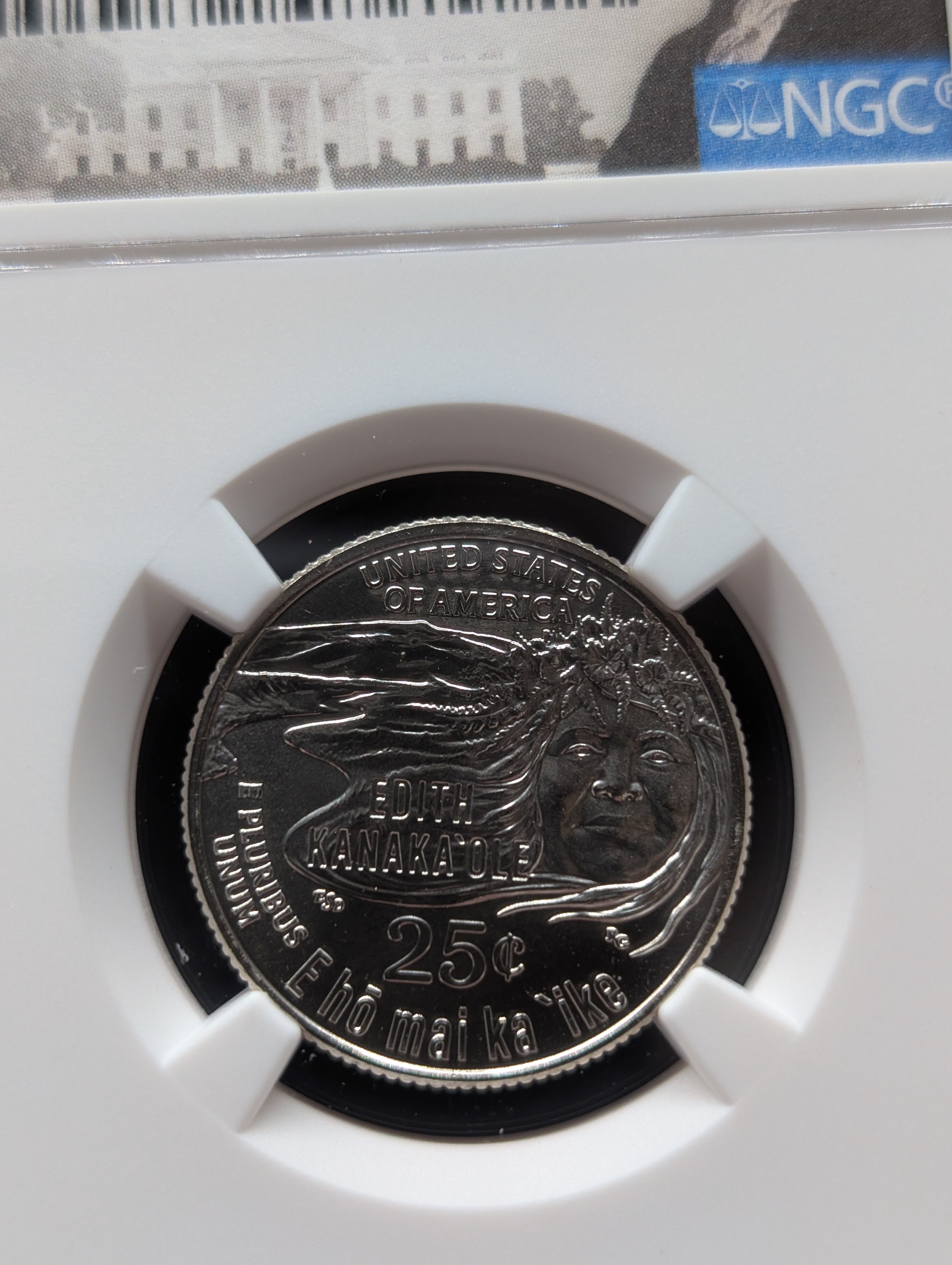2023-P Edith Kanaka'ole Quarter NGC MS68 - Early Release