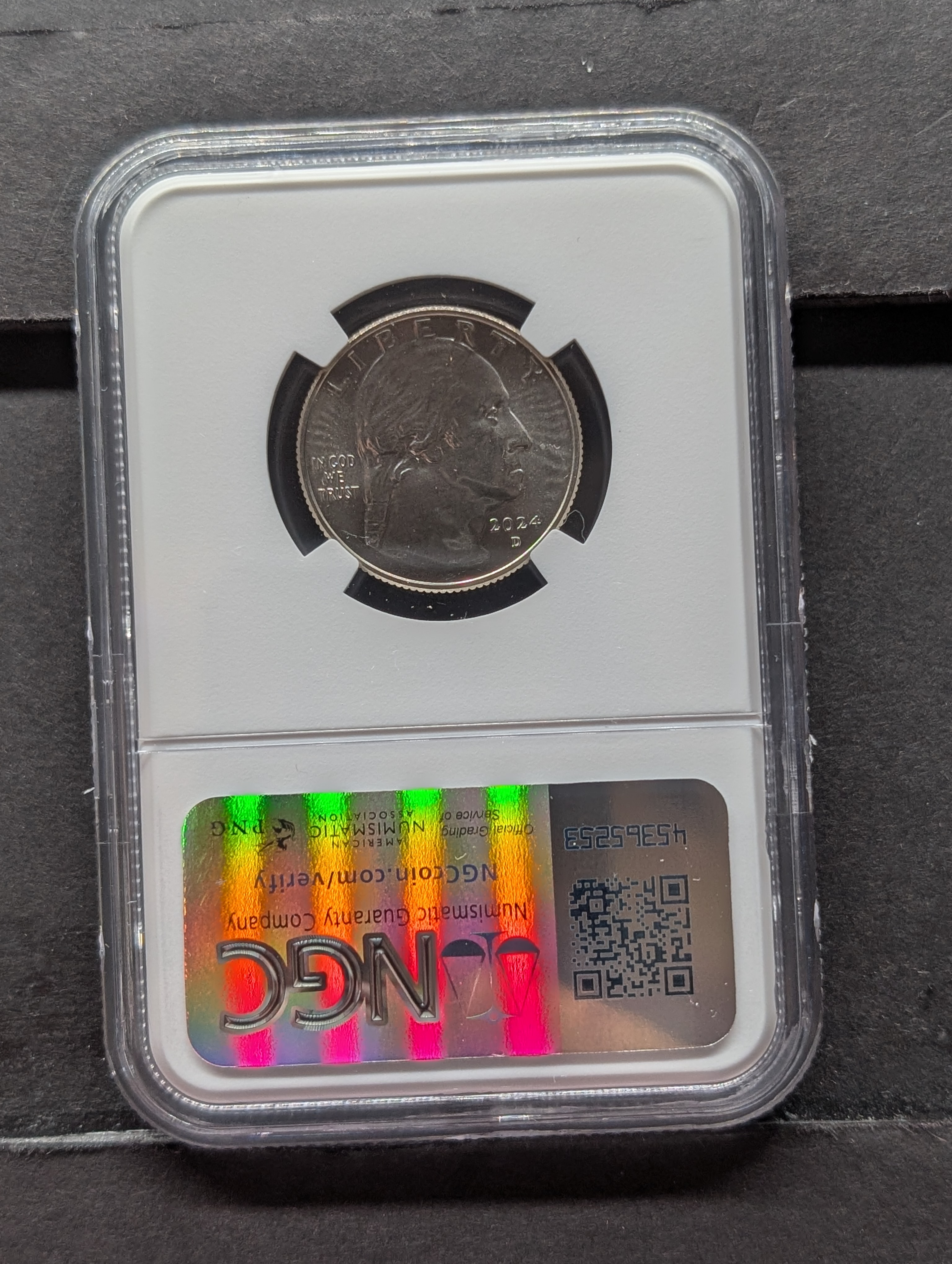 2024-D Hon. Patsy Takemoto Mink Quarter - NGC MS67 - Early Release