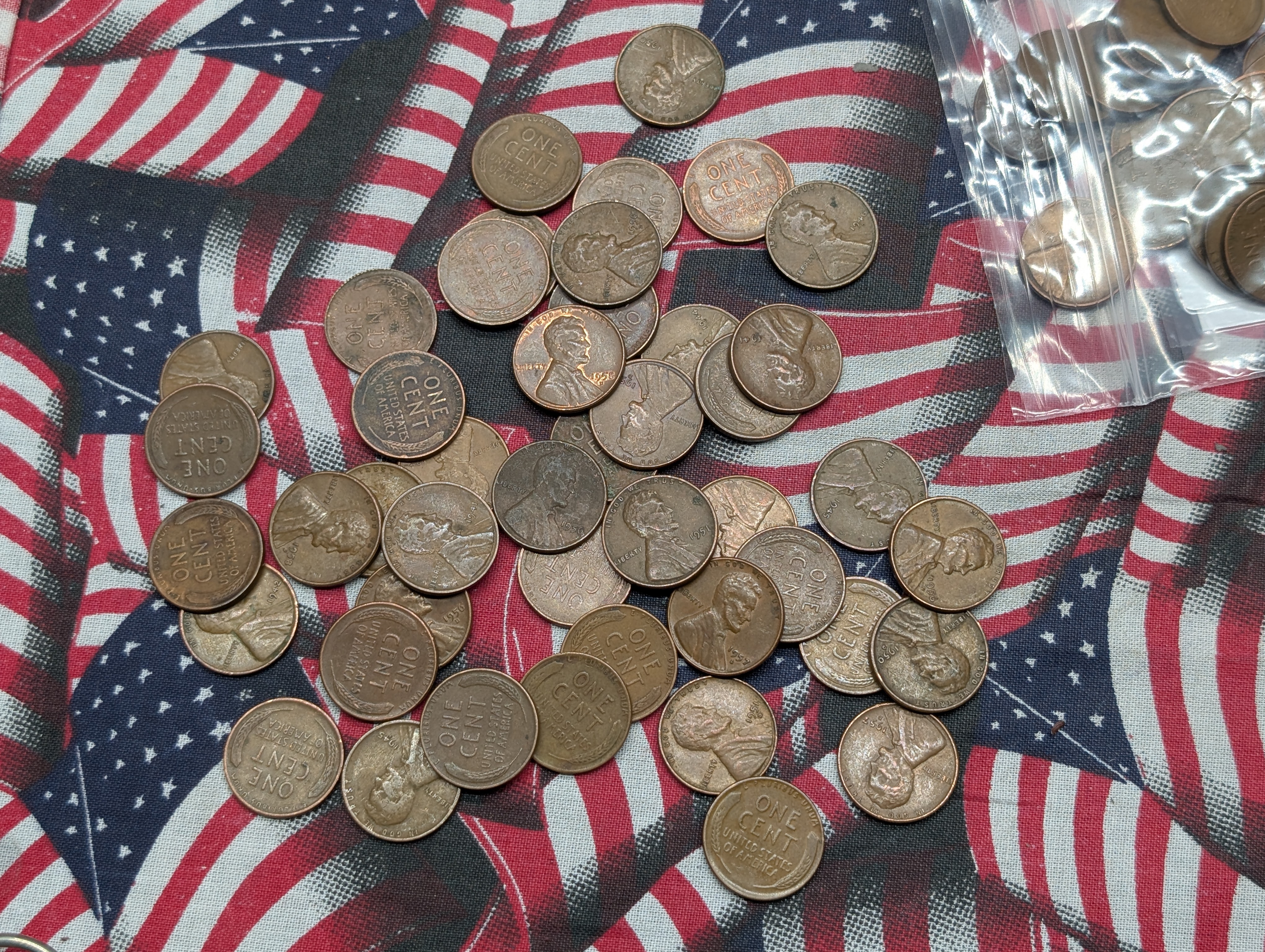 (250) Count Bag of Lincoln Wheat Cents