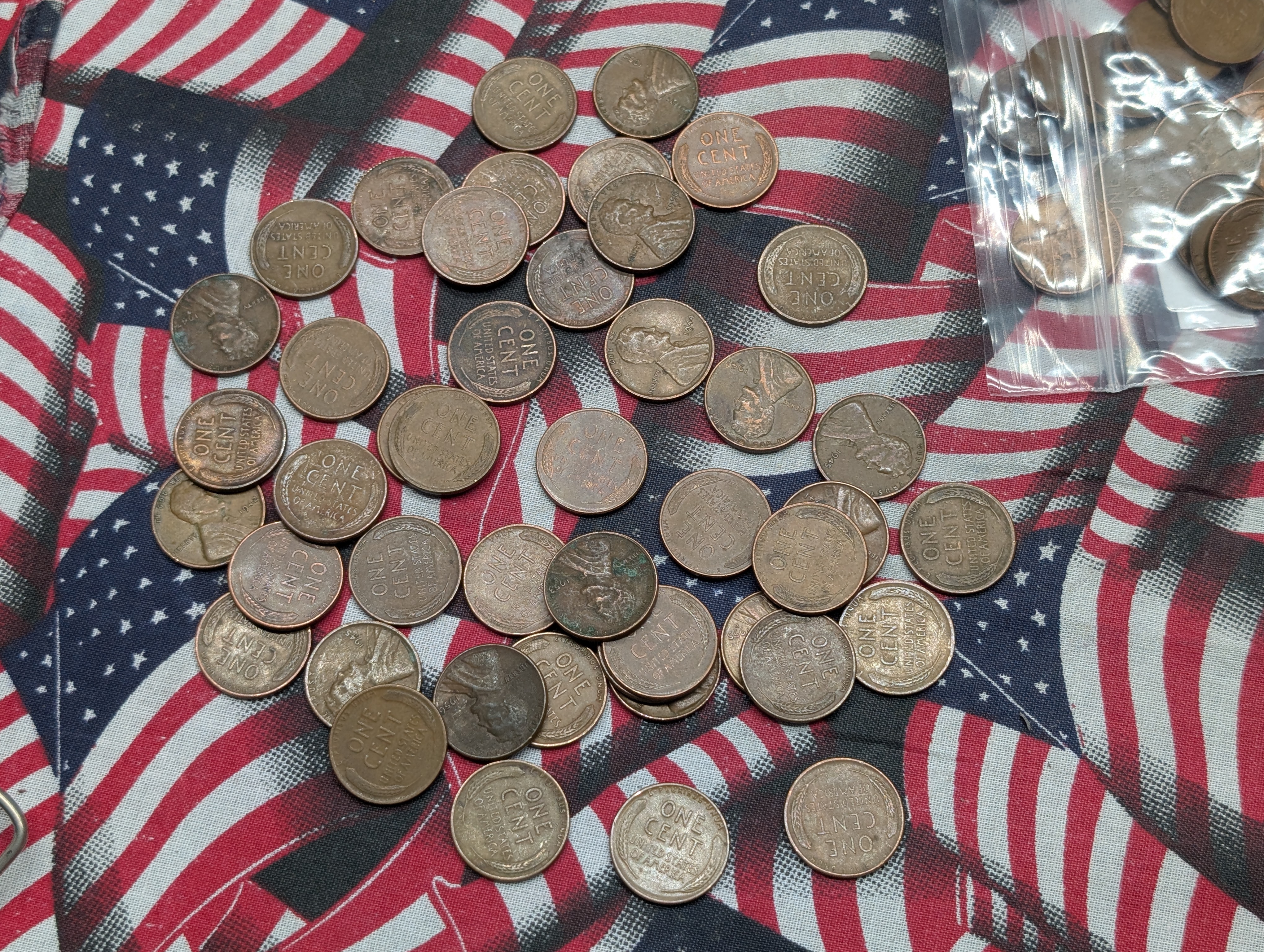 (250) Count Bag of Lincoln Wheat Cents