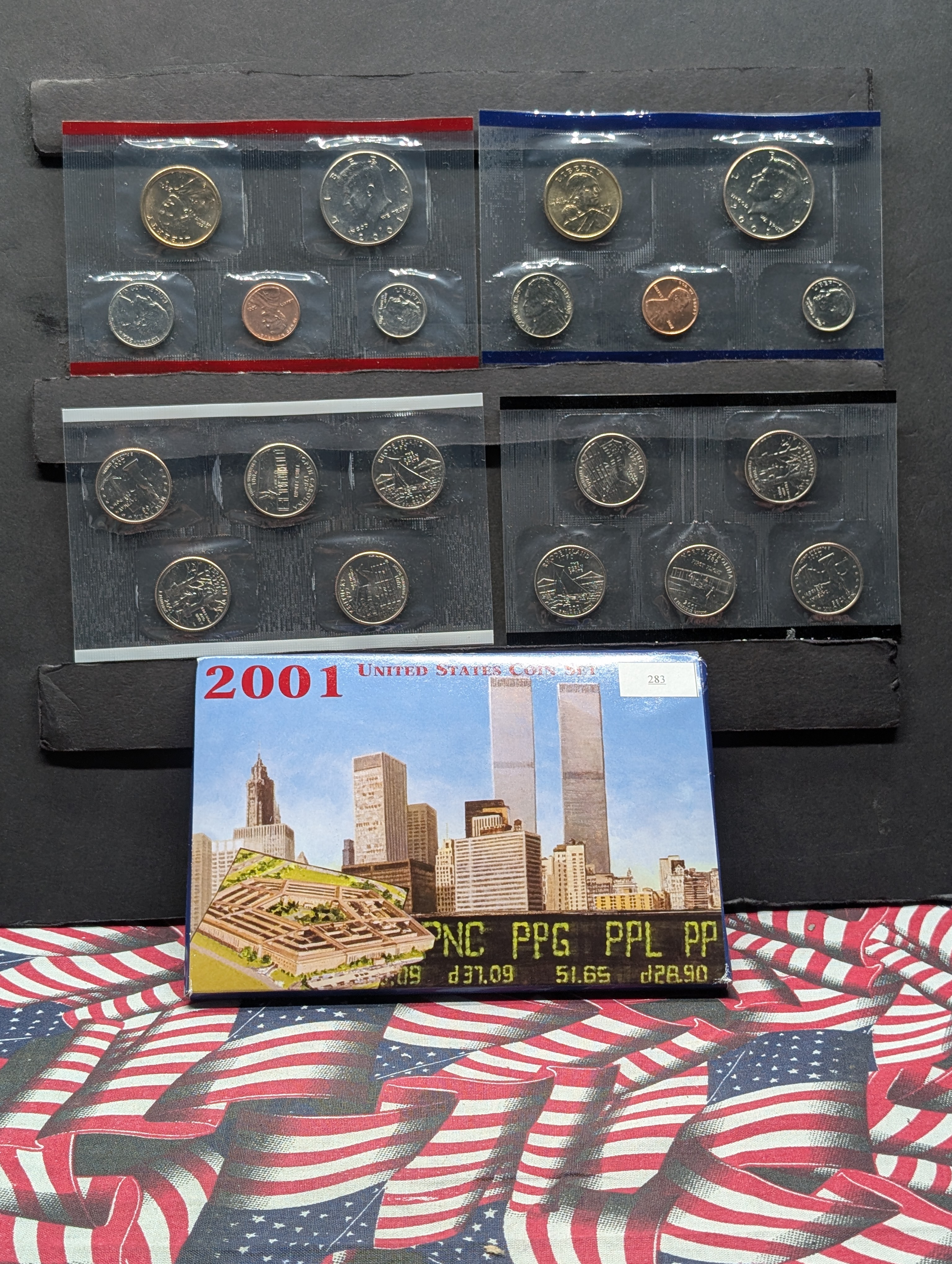 2001-P&D United States Mint Set w/ State Quarters
