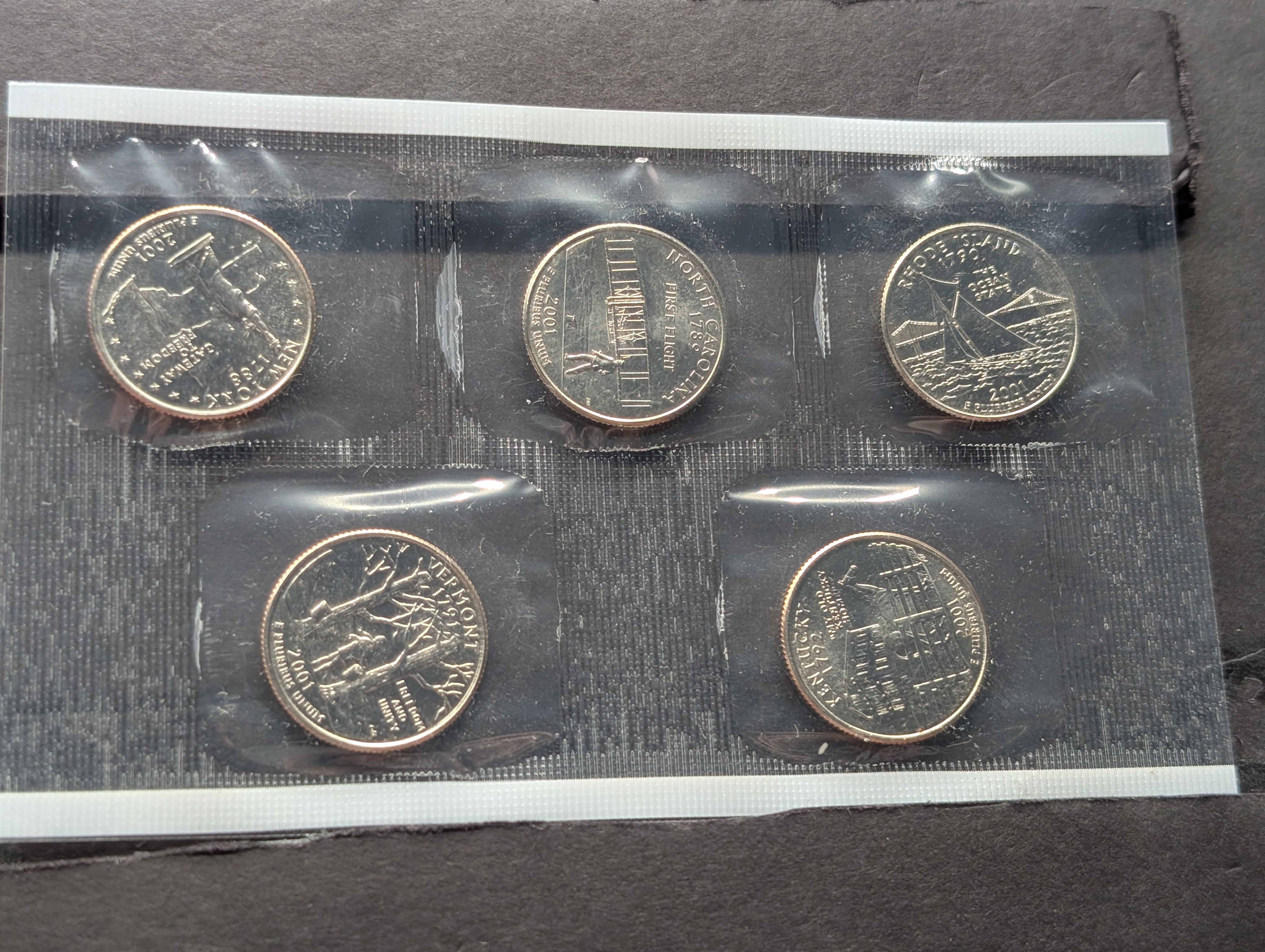 2001-P&D United States Mint Set w/ State Quarters