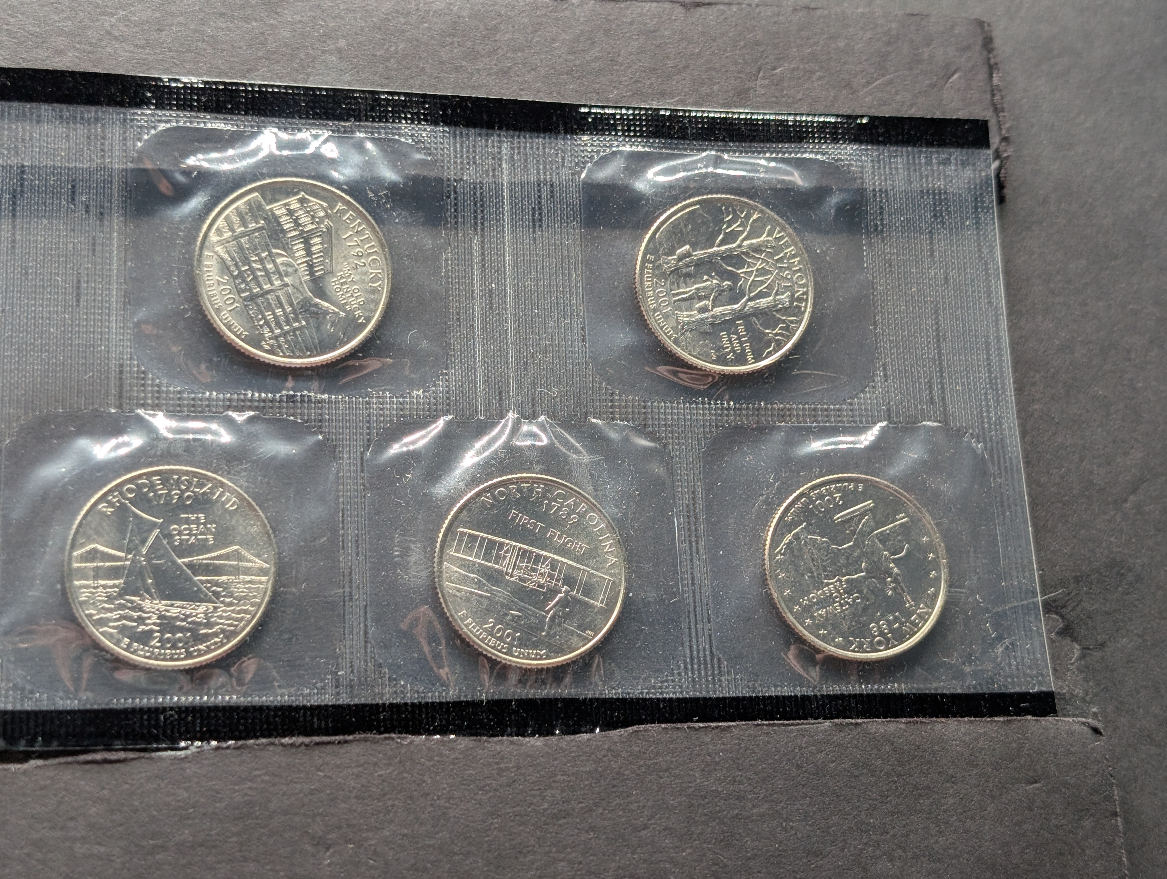 2001-P&D United States Mint Set w/ State Quarters