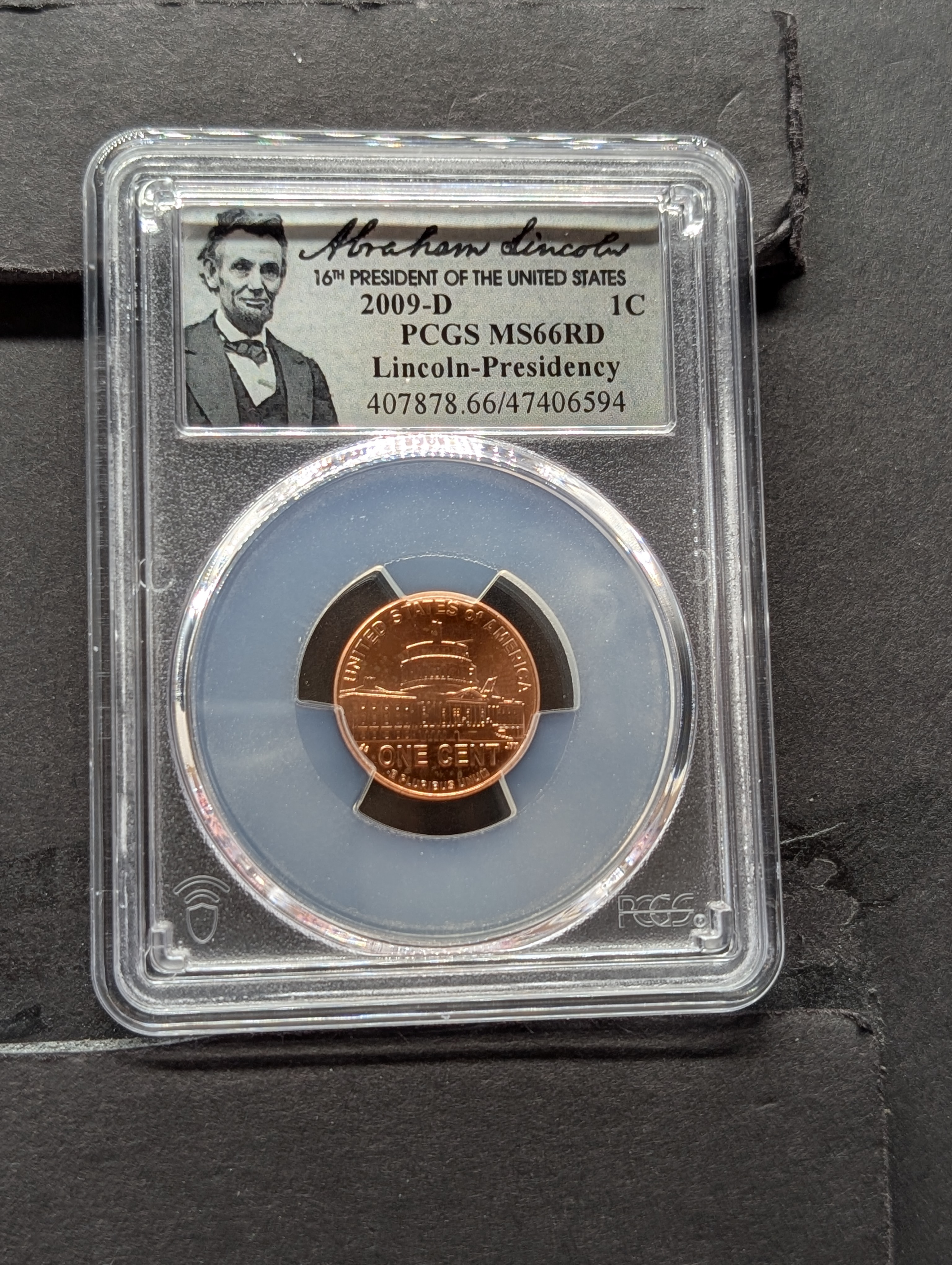 2009-D Lincoln Presidency Cent - PCGS MS66 RD