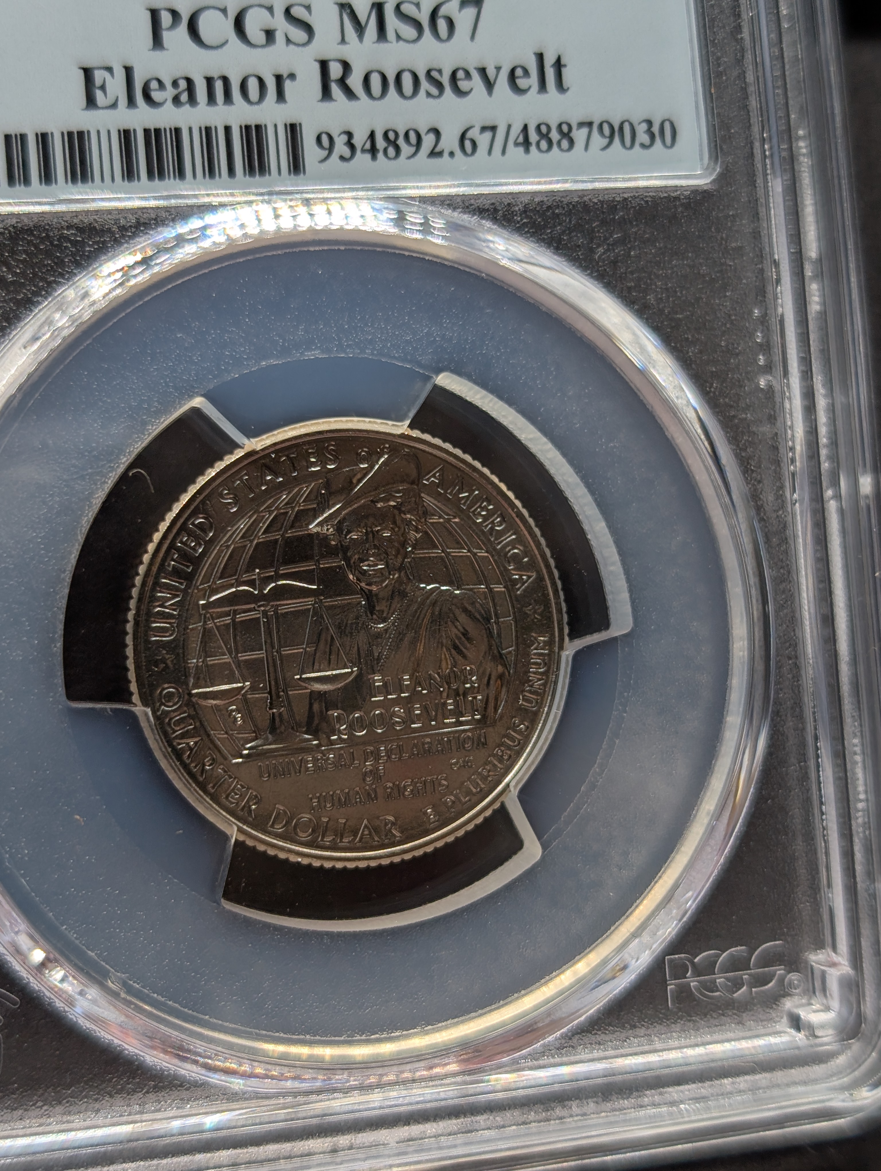 2023-D Eleanor Roosevelt Quarter - PCGS MS67 - Advanced Release