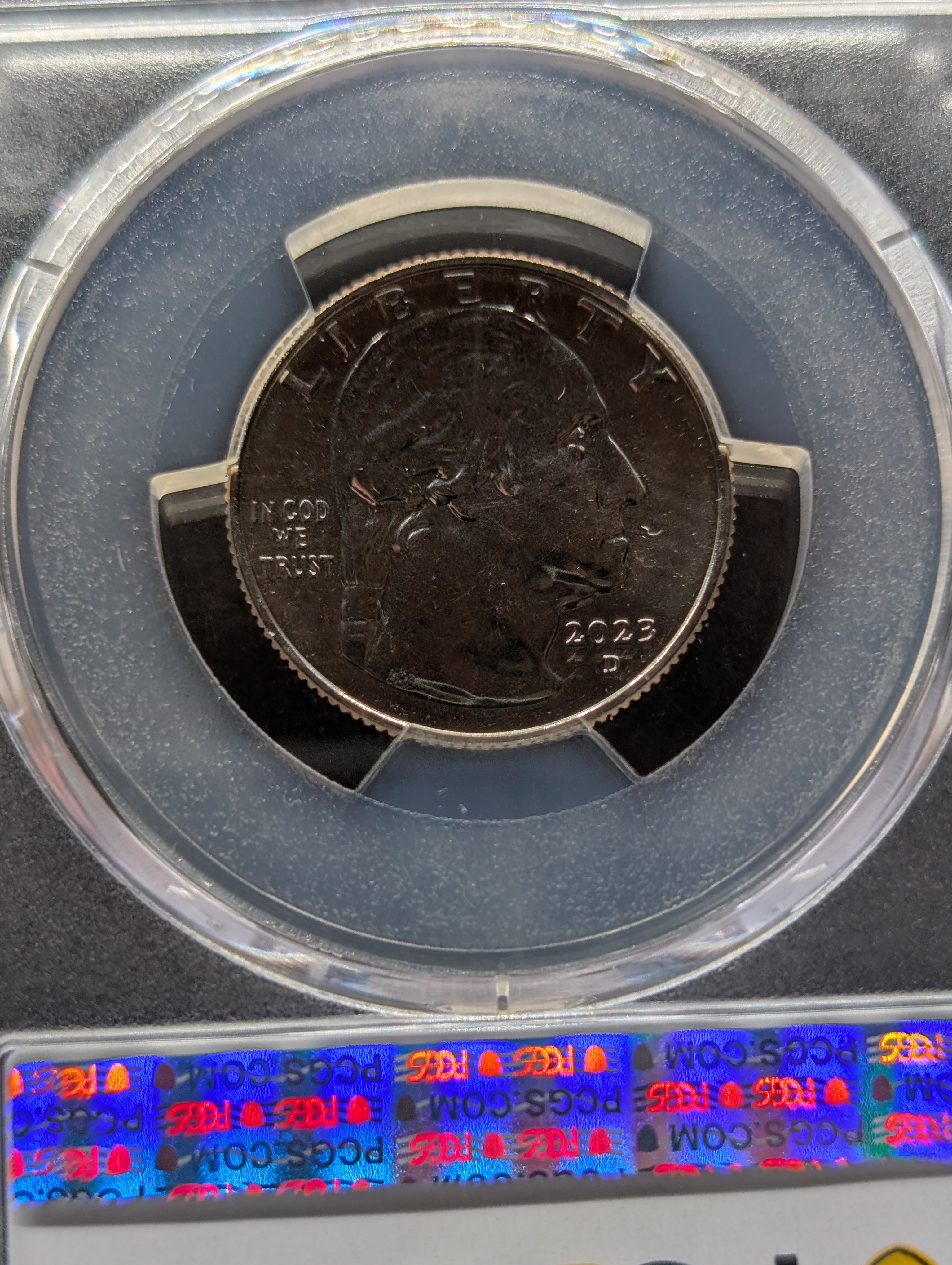 2023-D Edith Kanaka'ole Quarter - PCGS MS67 - Advanced Release - PCGS Case is Marked 2023-P Incorrectly
