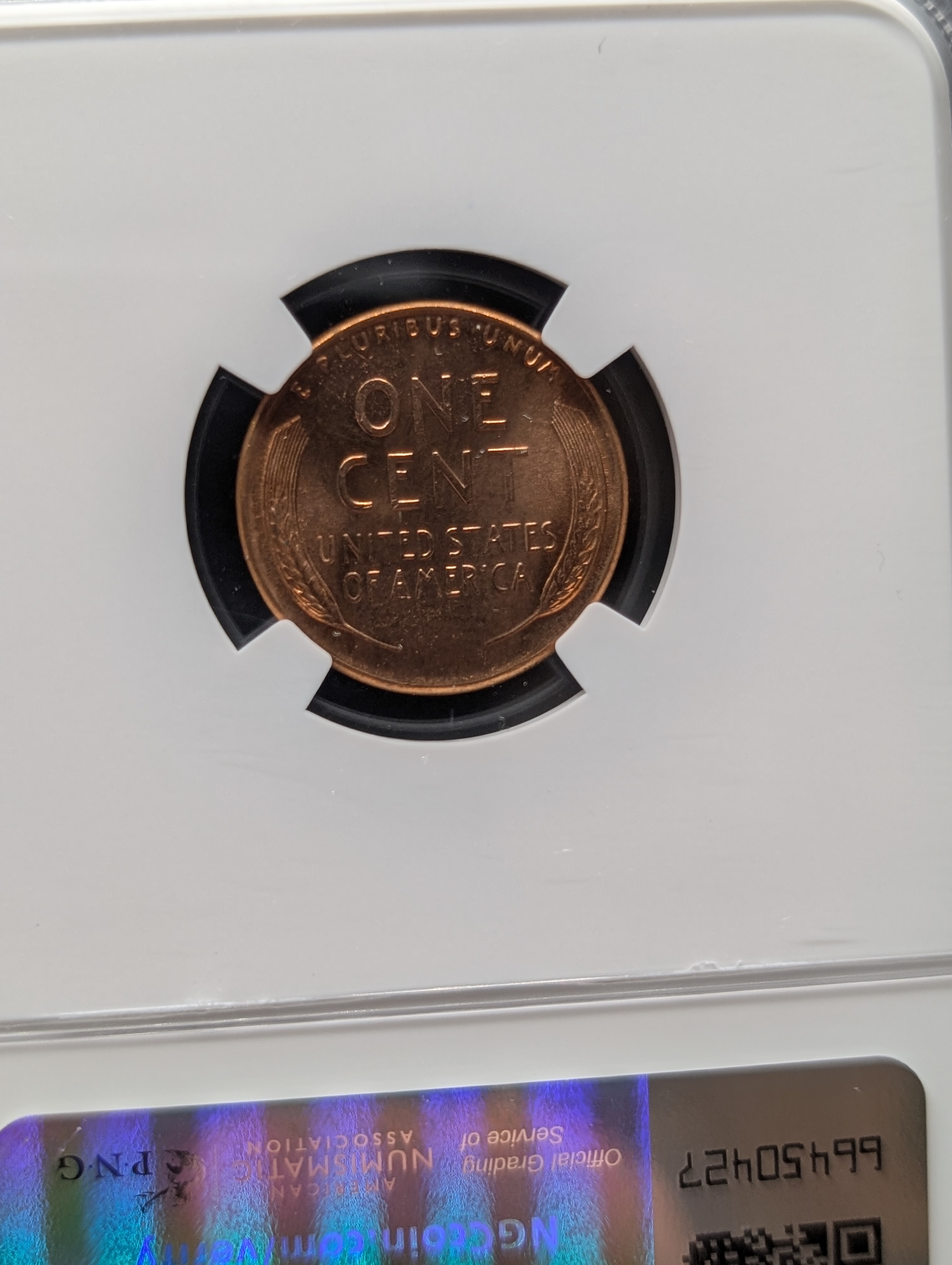 1955-P Lincoln Wheat Cent - NGC MS66 RD